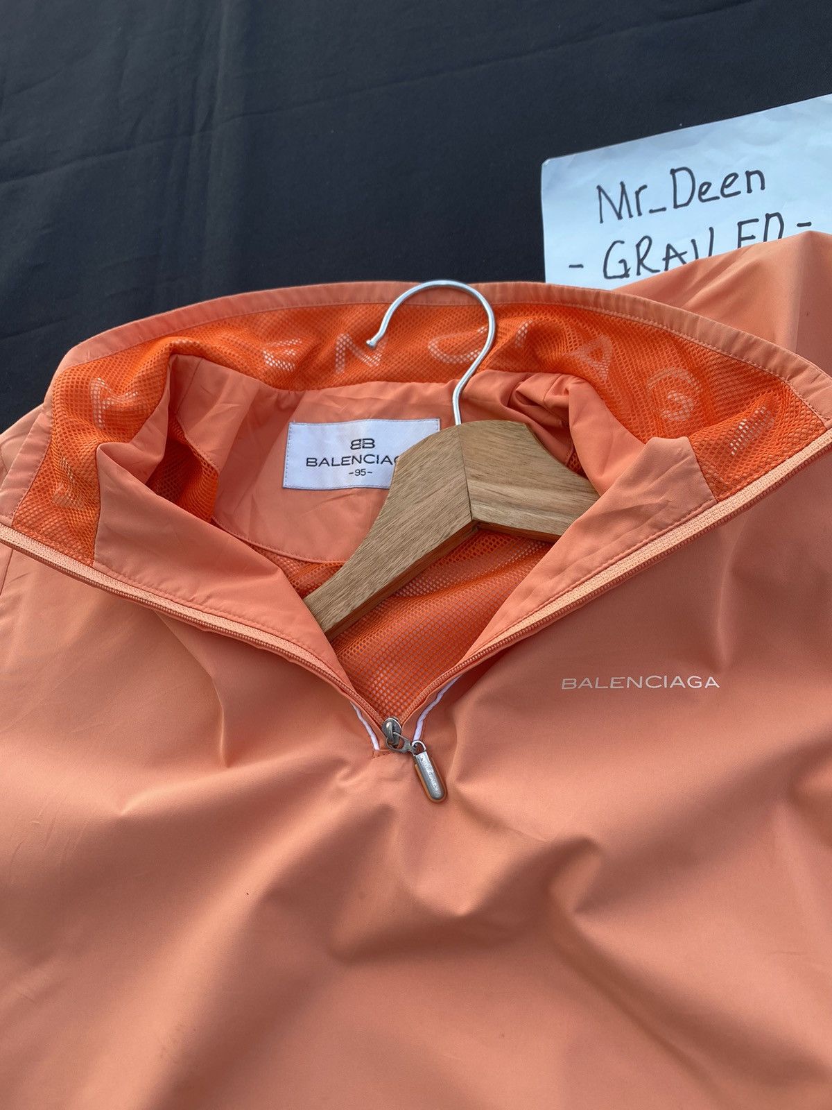 Balenciaga Rare Balenciaga Nylon Orange Outerwear Size US M / EU 48-50 / 2 - 1 Thumbnail