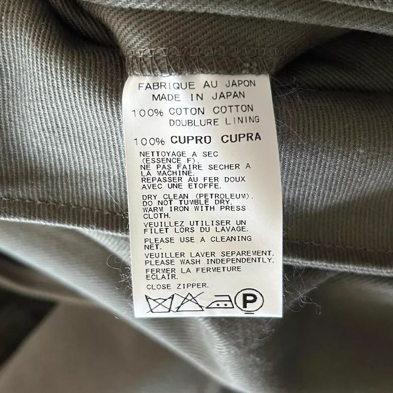 Yohji Yamamoto Yohji Yamamoto Yohji Yamamoto Olive Green Zip Blazer Size US M / EU 48-50 / 2 - 5 Thumbnail