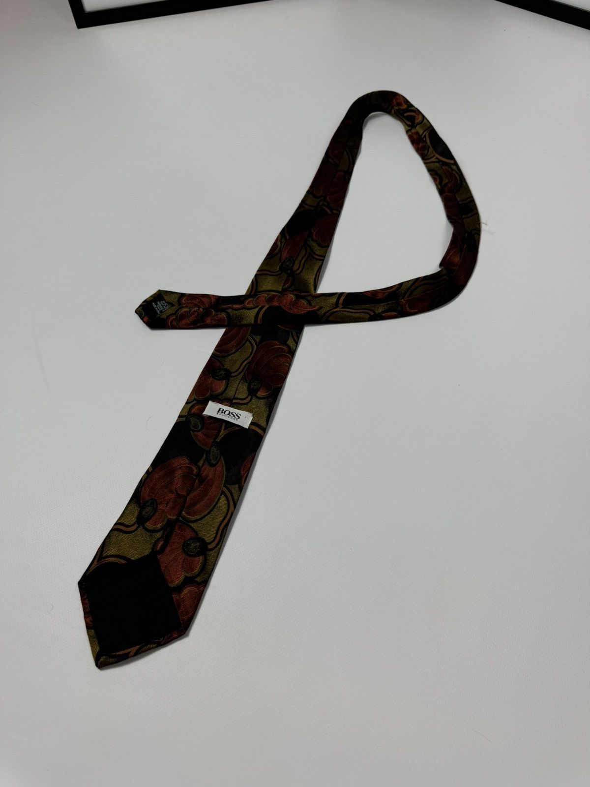 Hugo Boss × Vintage Vintage handmade Hugo Boss tie Size ONE SIZE - 6 Thumbnail
