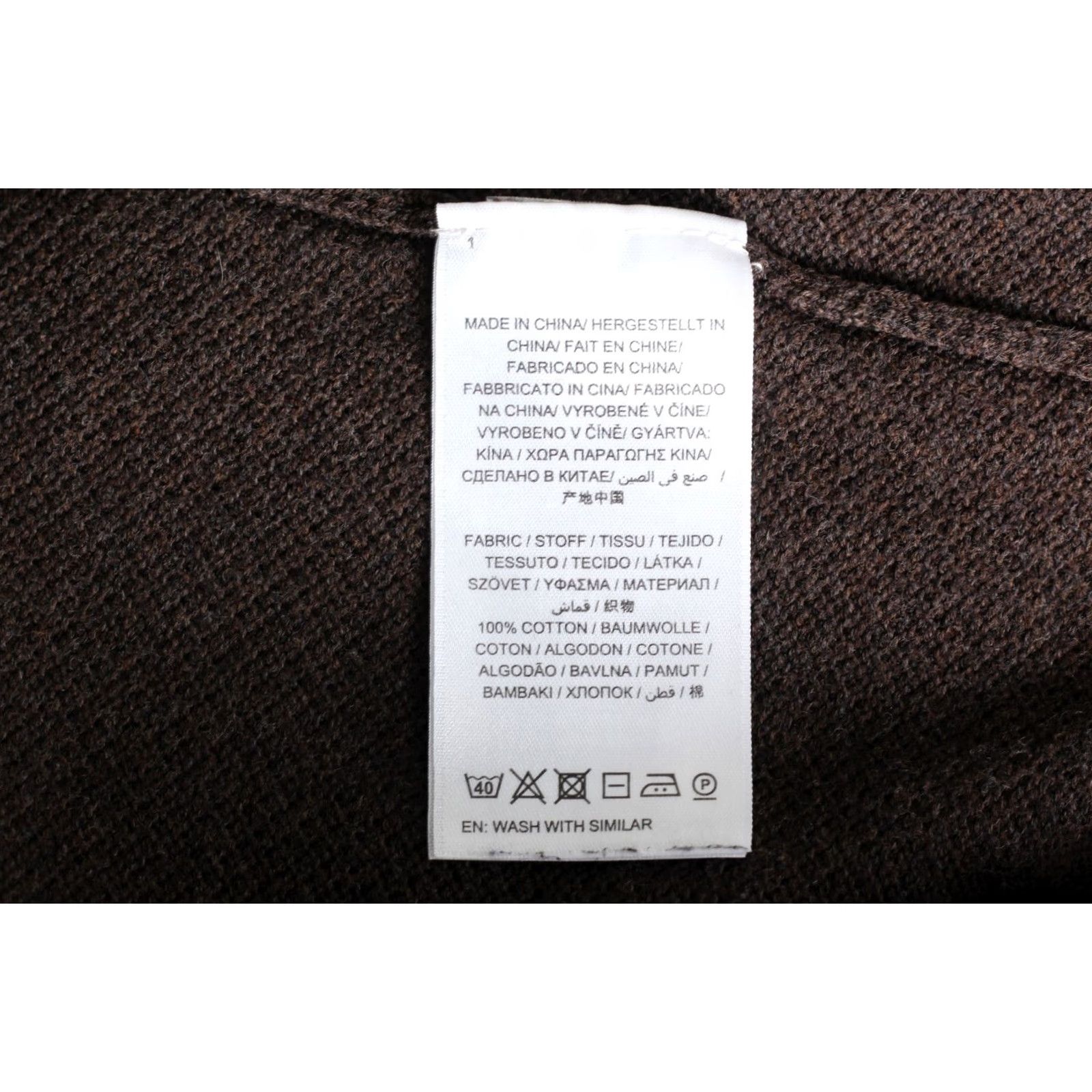 Gant GANT Crew Neck Cotton Jumper Sweater Men L VR3813 Brown Classic Knit Pullover Shirts Mens Size US L / EU 52-54 / 3 - 6 Thumbnail