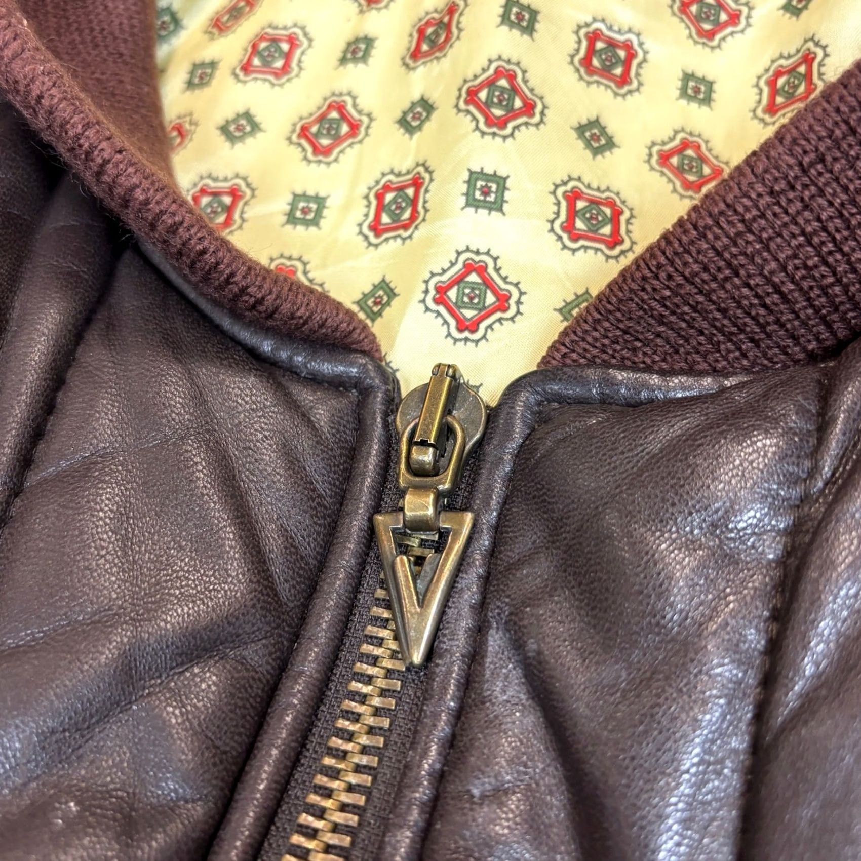 Valentino Vintage Valentino Pelle Quilted Lambskin Leather Bomber Jacket XL Men's Size US XL / EU 56 / 4 - 6 Thumbnail