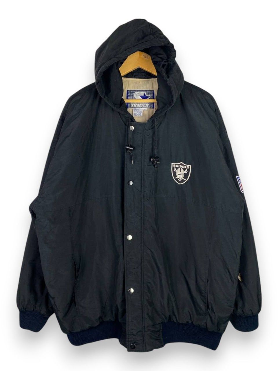 vintage 90s NFL oakland raiders by starter jacket embroided