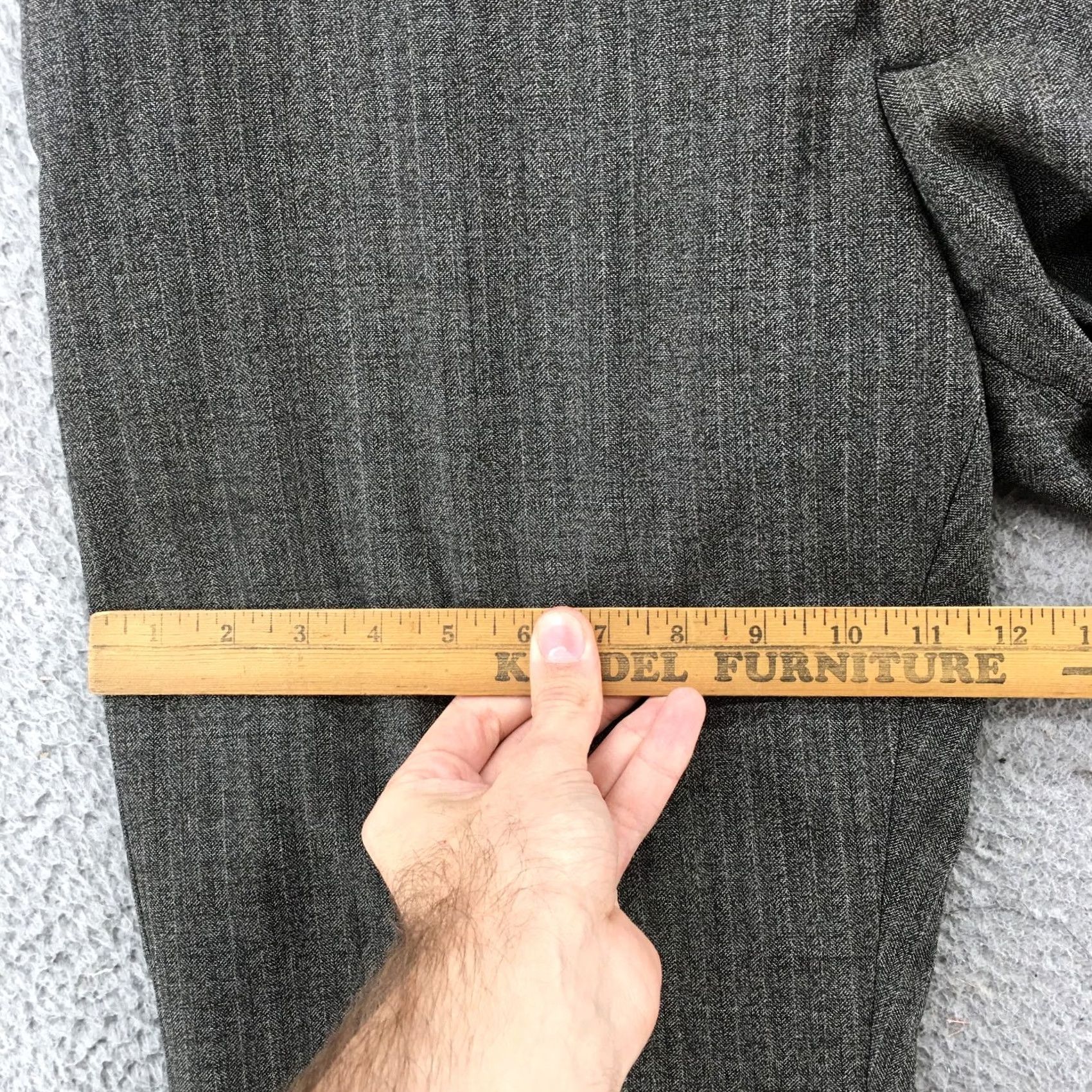 Banana Republic Banana Republic Dress Pants Mens 38/30 Gray Wool Blend Flat Front Mid Rise Zip Pants Mens Regular Gray Wool Blend Flat Front Zip Size US 38 / EU 54 - 7 Thumbnail