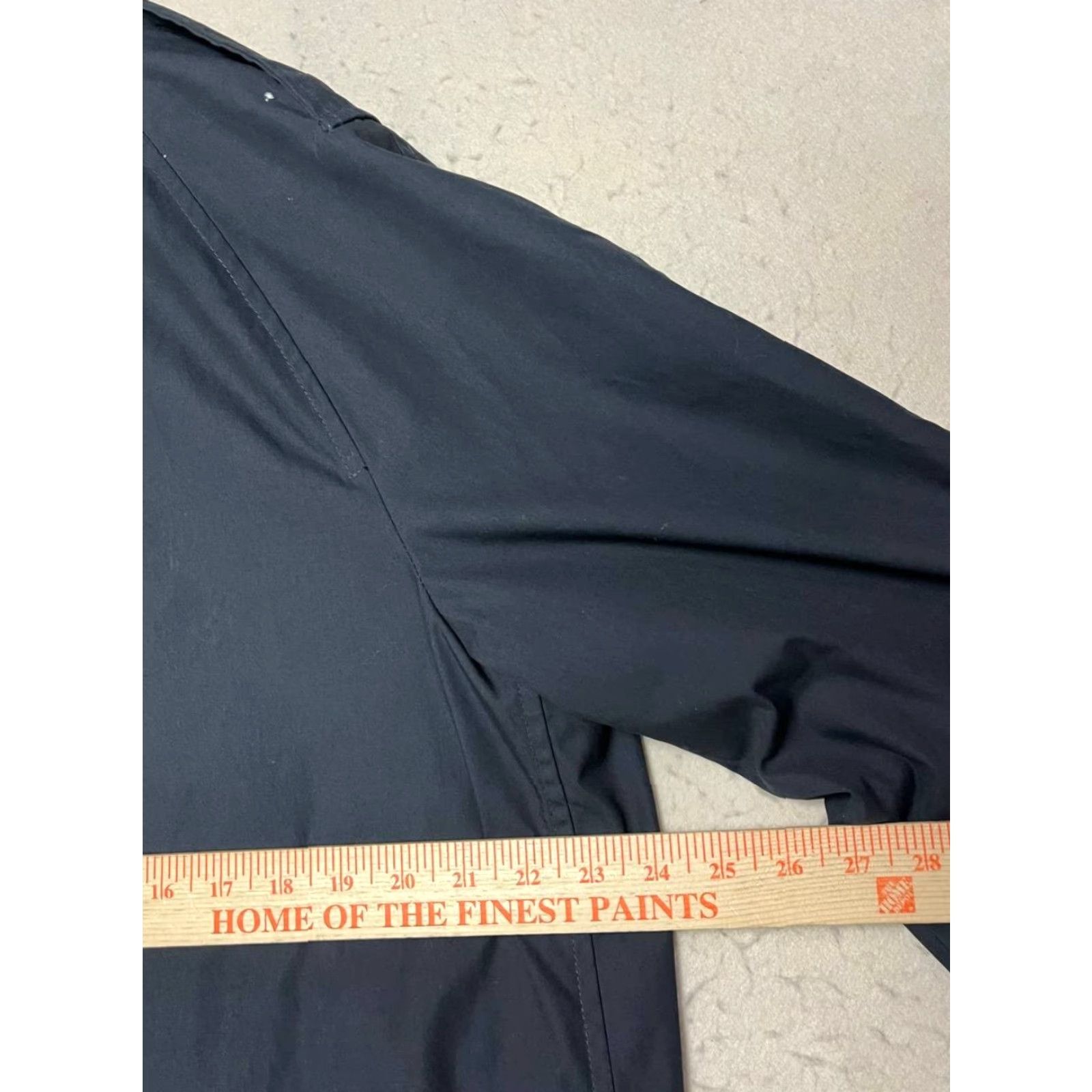 Vintage VINTAGE Defense Logistics Agency Quarterdeck Collection DSCP Long Coat Women 22L Black Button Zip Removable Lining Trench Style Coat Size 3XL / US 20-22 - 5 Thumbnail
