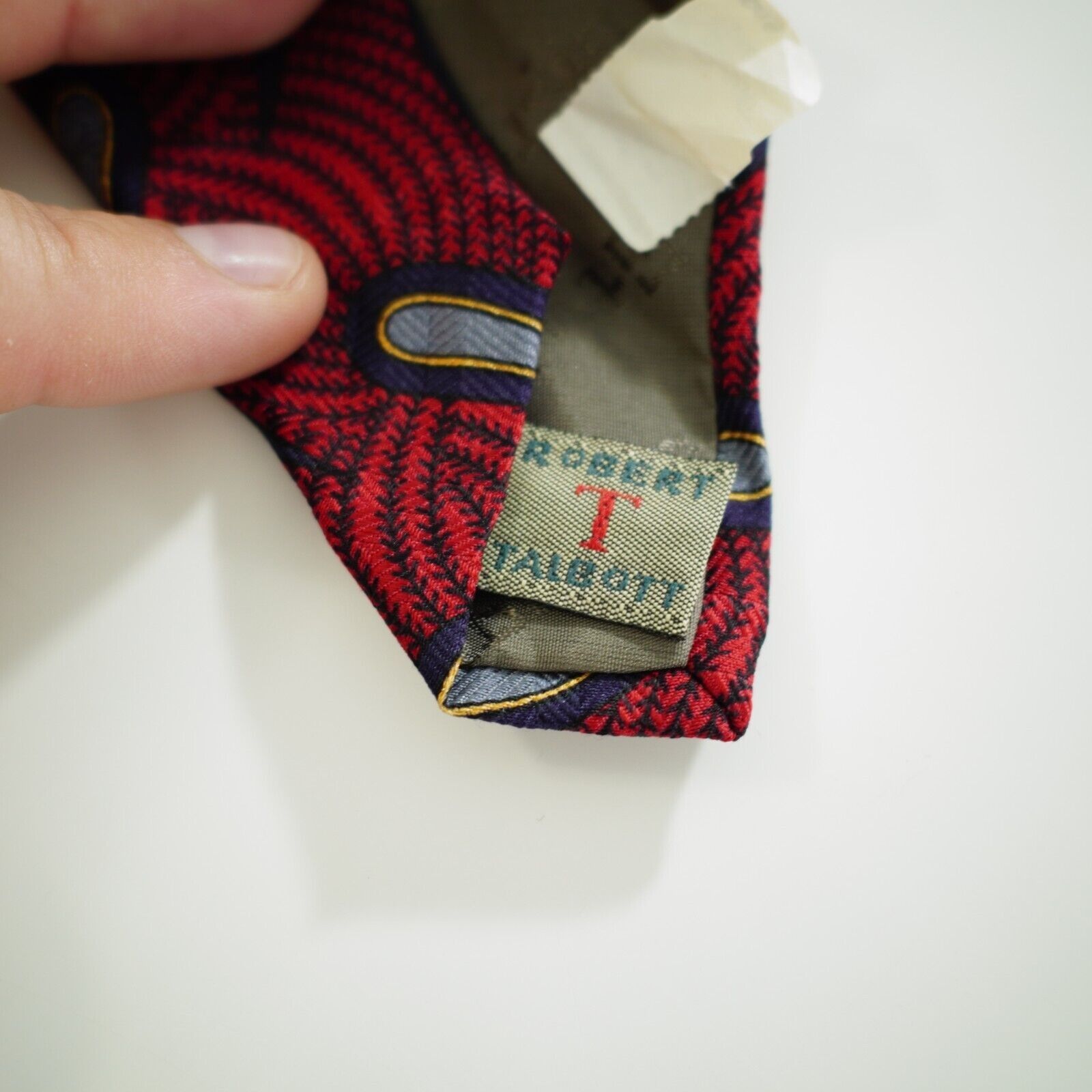 Robert Talbott Robert Talbott Studio Carmel Valley Red Paisley Jacquard Pri Size ONE SIZE - 4 Thumbnail
