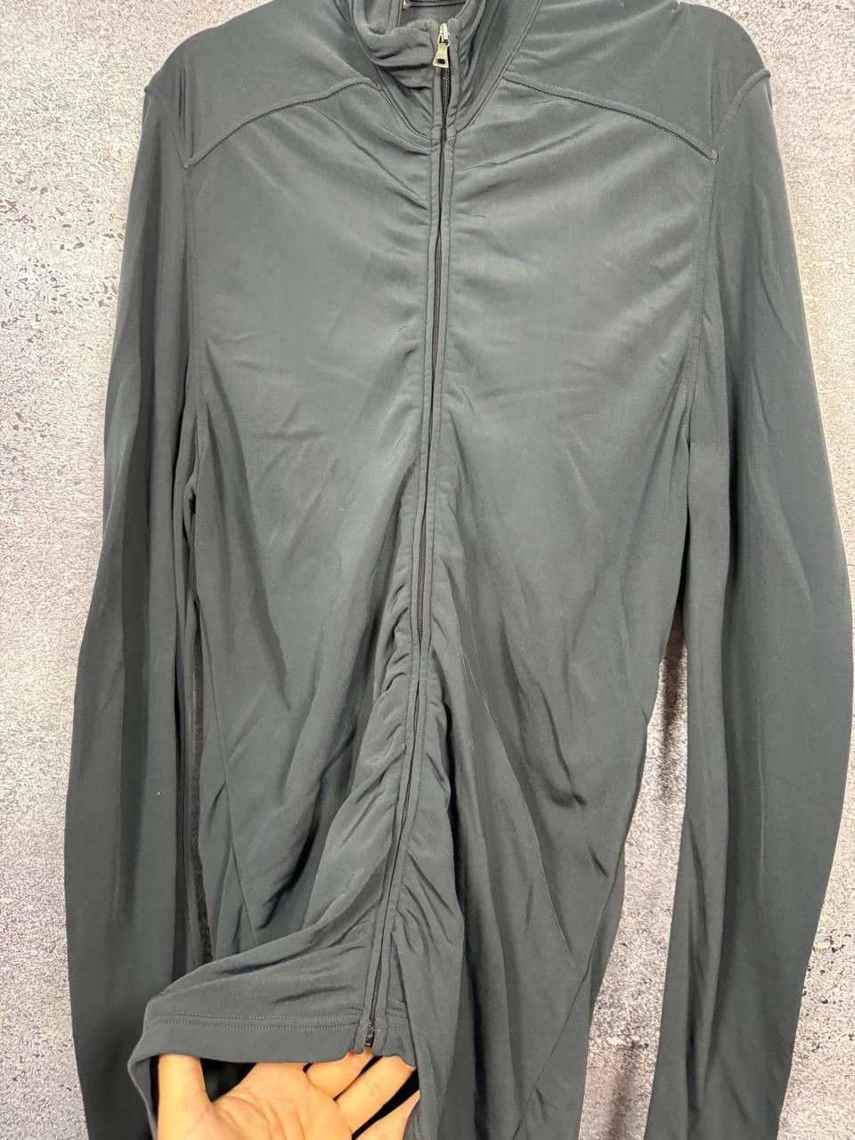 Prada Archive Prada Woman Red Tab Softshell Zip Sweater Size M / US 6-8 / IT 42-44 - 16 Thumbnail