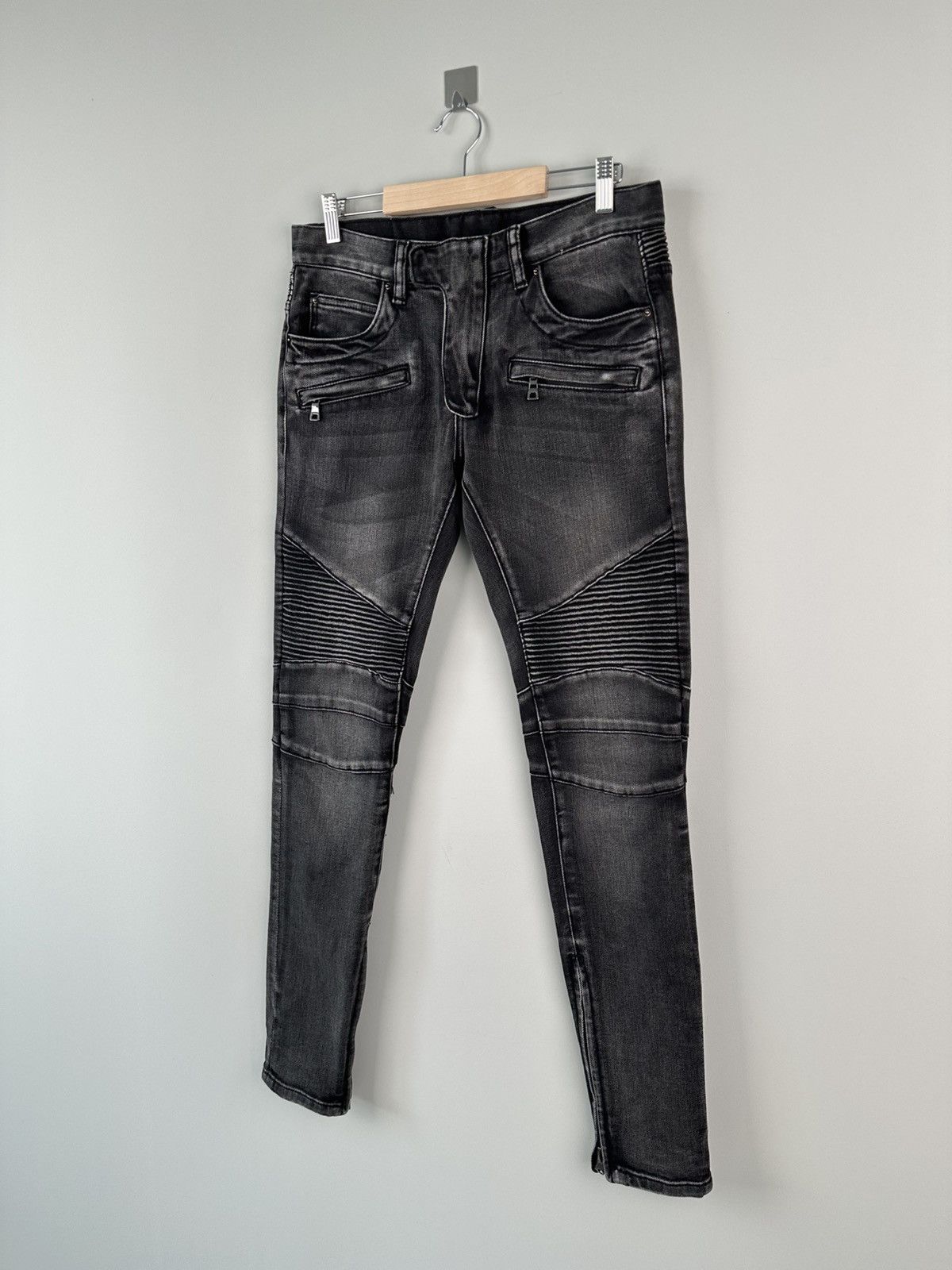 MNML MNML Skinny Avant Garde Jeans Pants Size US 29 - 4 Thumbnail