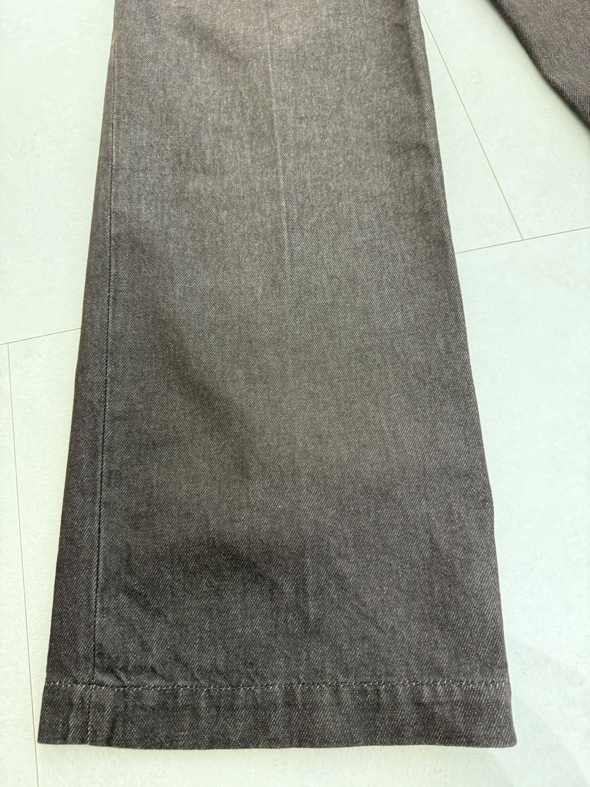 Dries Van Noten Dries Van Noten Pleated Brown Denim Pants Size US 30 / EU 46 - 9 Thumbnail