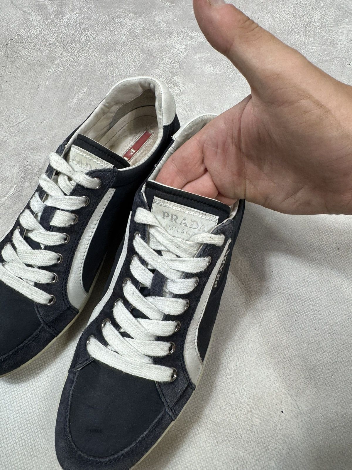 Prada Prada Nylon&Suede Sneakers Size US 9 / IT 39 - 4 Thumbnail