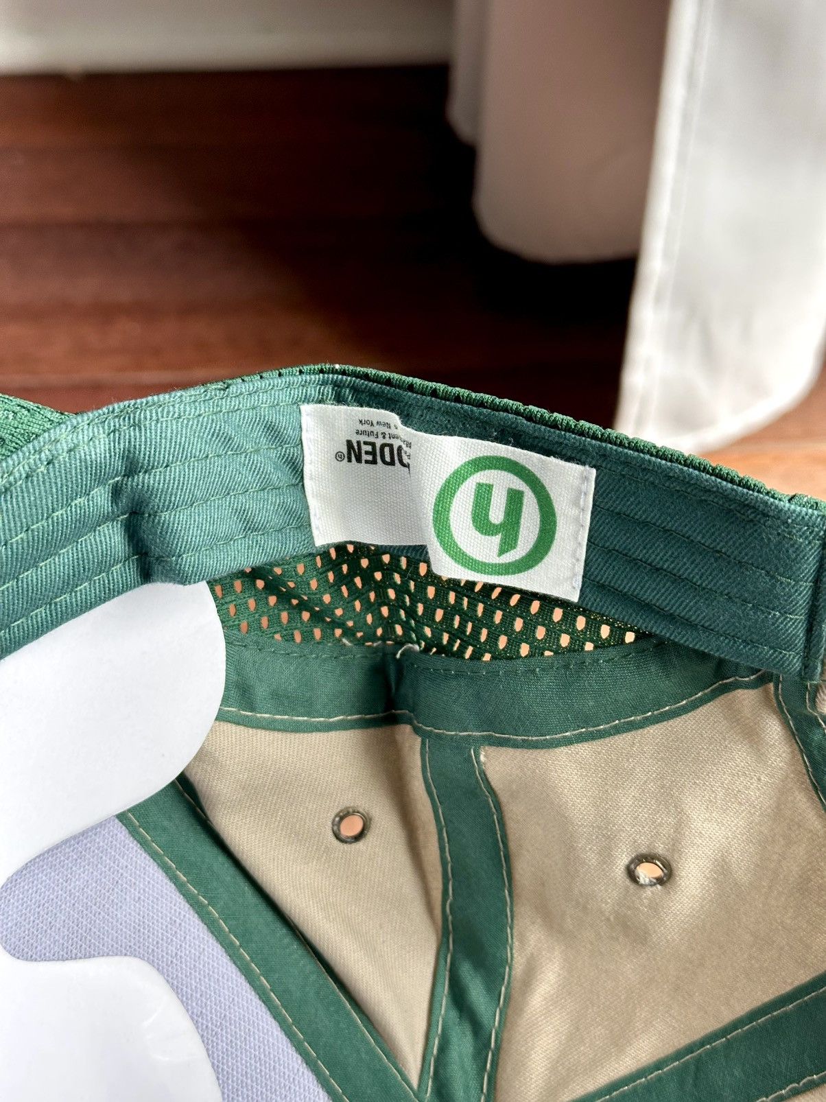 HIDDEN Hidden Two Tone Racer Cap - green Tan Size ONE SIZE - 7 Thumbnail