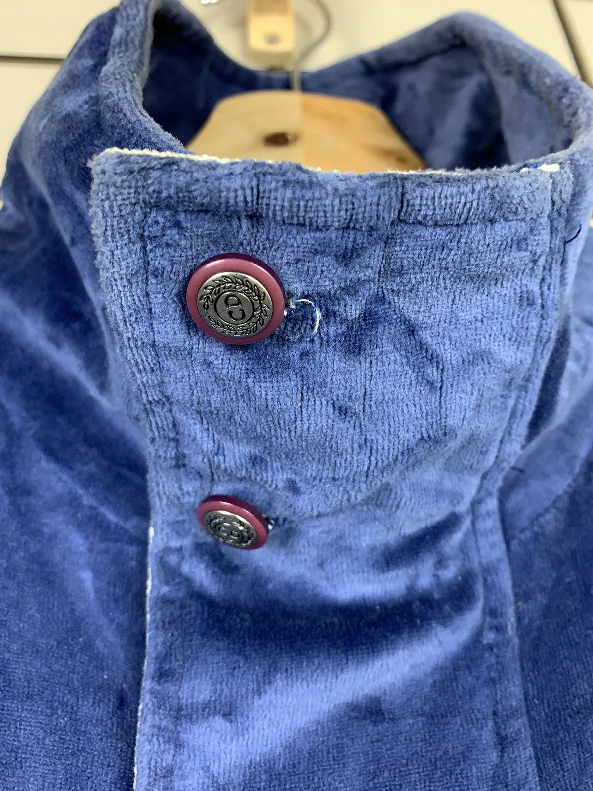 Christian Dior Monsieur Vintage Christian Dior Blue Velvet Jacket Size US L / EU 52-54 / 3 - 12 Thumbnail