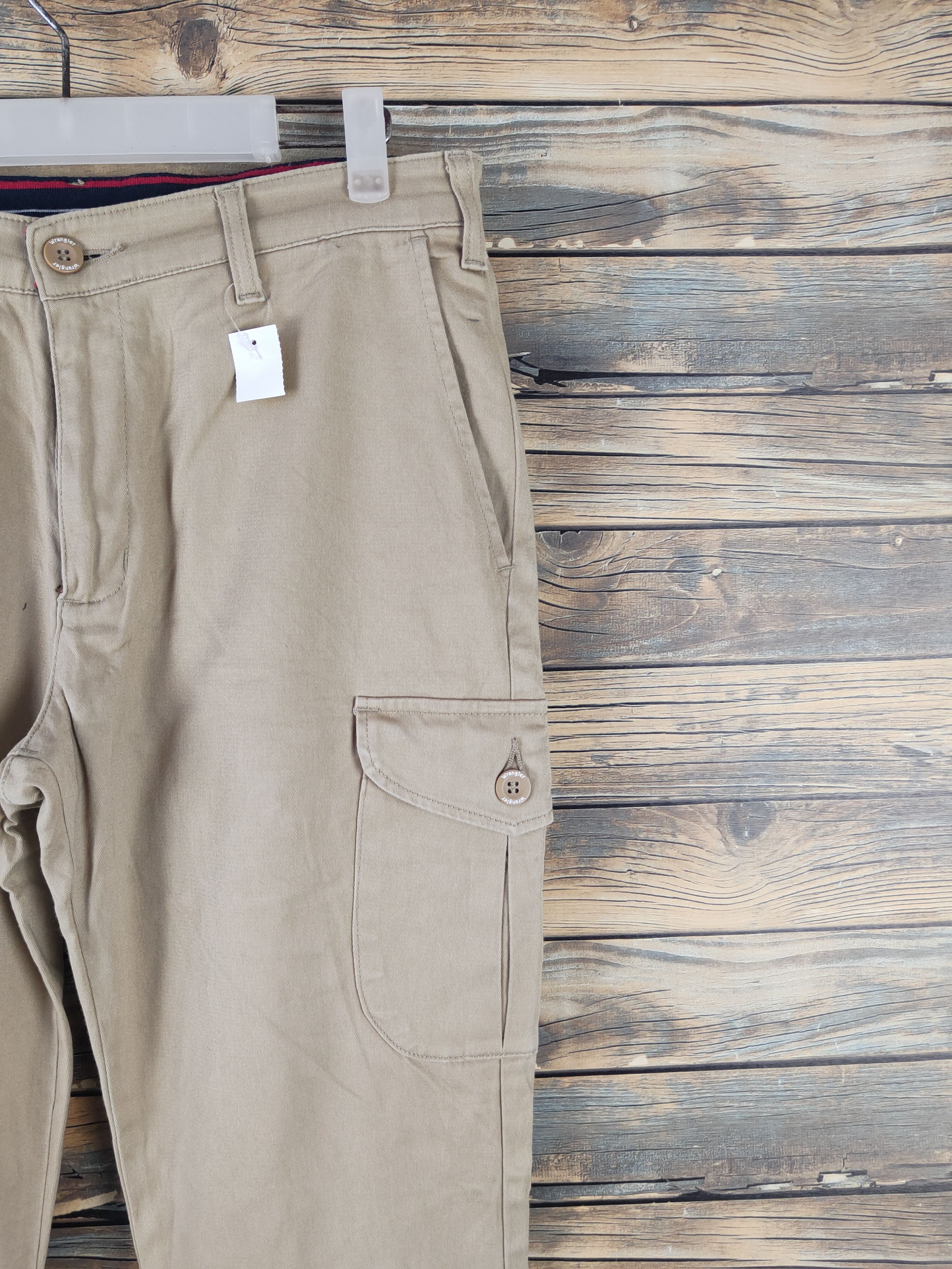 Japanese Brand DL Wrangler Beige Multipocket Cargo Pants #2115 Size US 30 / EU 46 - 5 Thumbnail