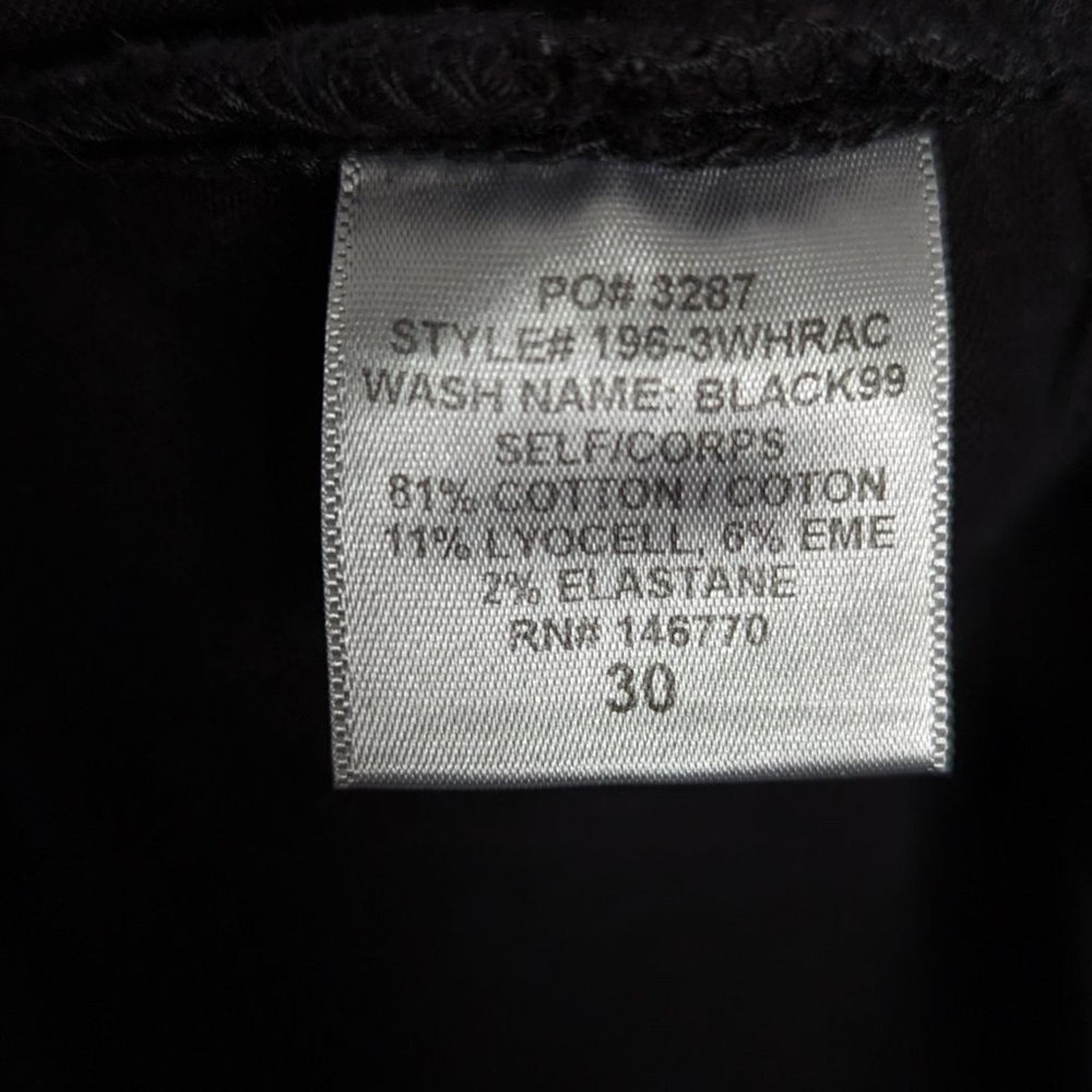 RE/DONE ReDone Black High Rise Ankle Crop Jeans Button Fly Size 30 Size 30" / US 8 / IT 44 - 8 Thumbnail