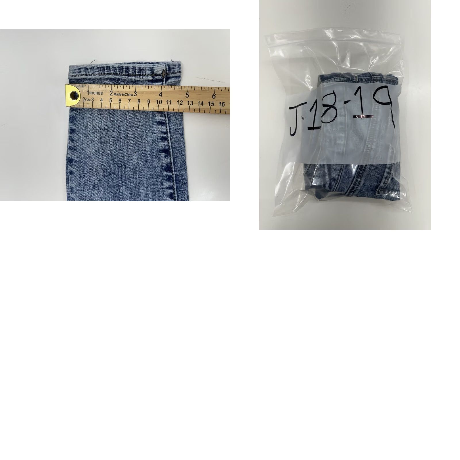 Vintage SO Juniors Jeans Size 13 High Rise Ultimate Jegging Distressed Denim Blue Size 34" / US 12 / IT 48 - 9 Thumbnail