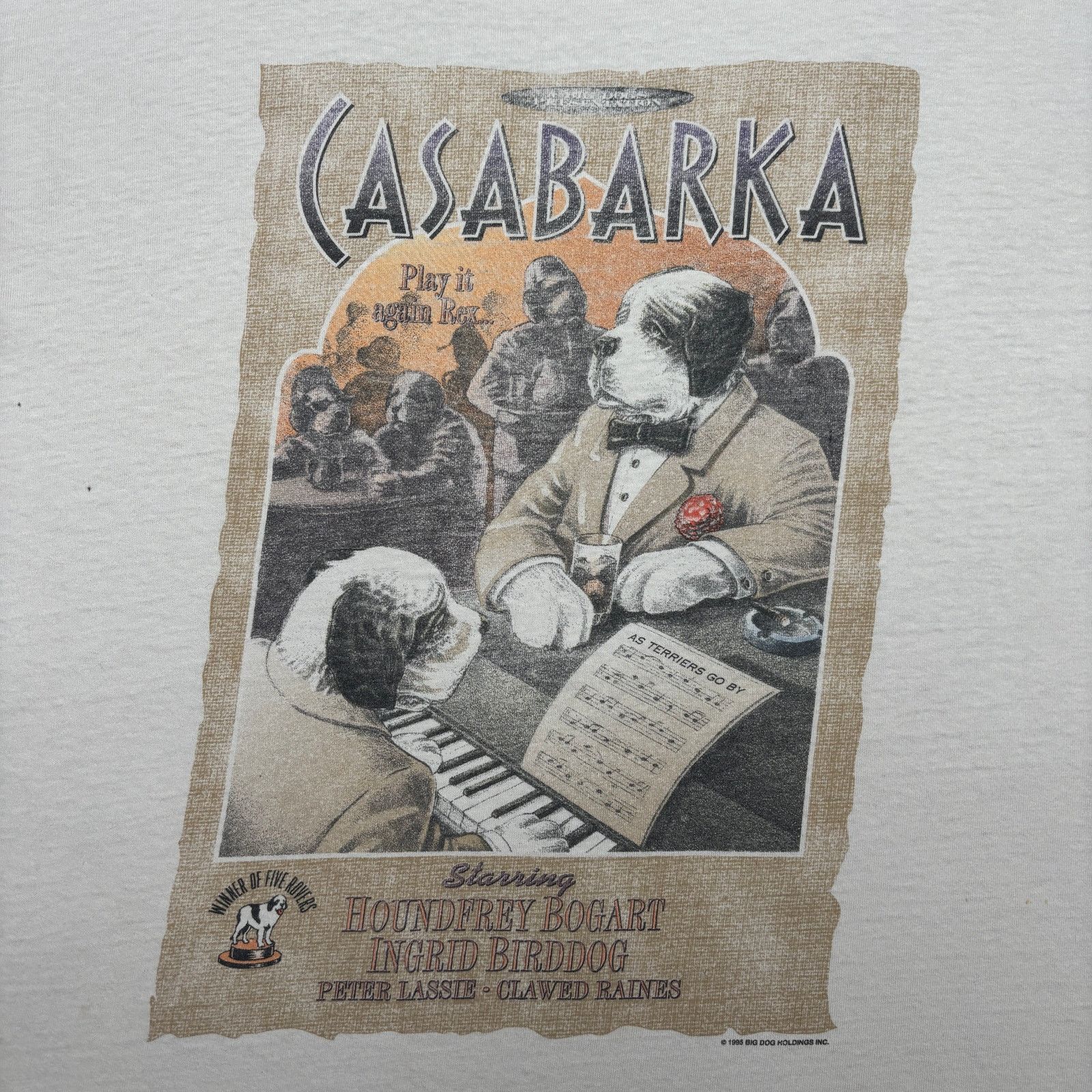 Big Dogs Vintage 90s Big Dogs Casablanca Tee Shirt Men's 2XL XXL Size US XXL / EU 58 / 5 - 3 Thumbnail