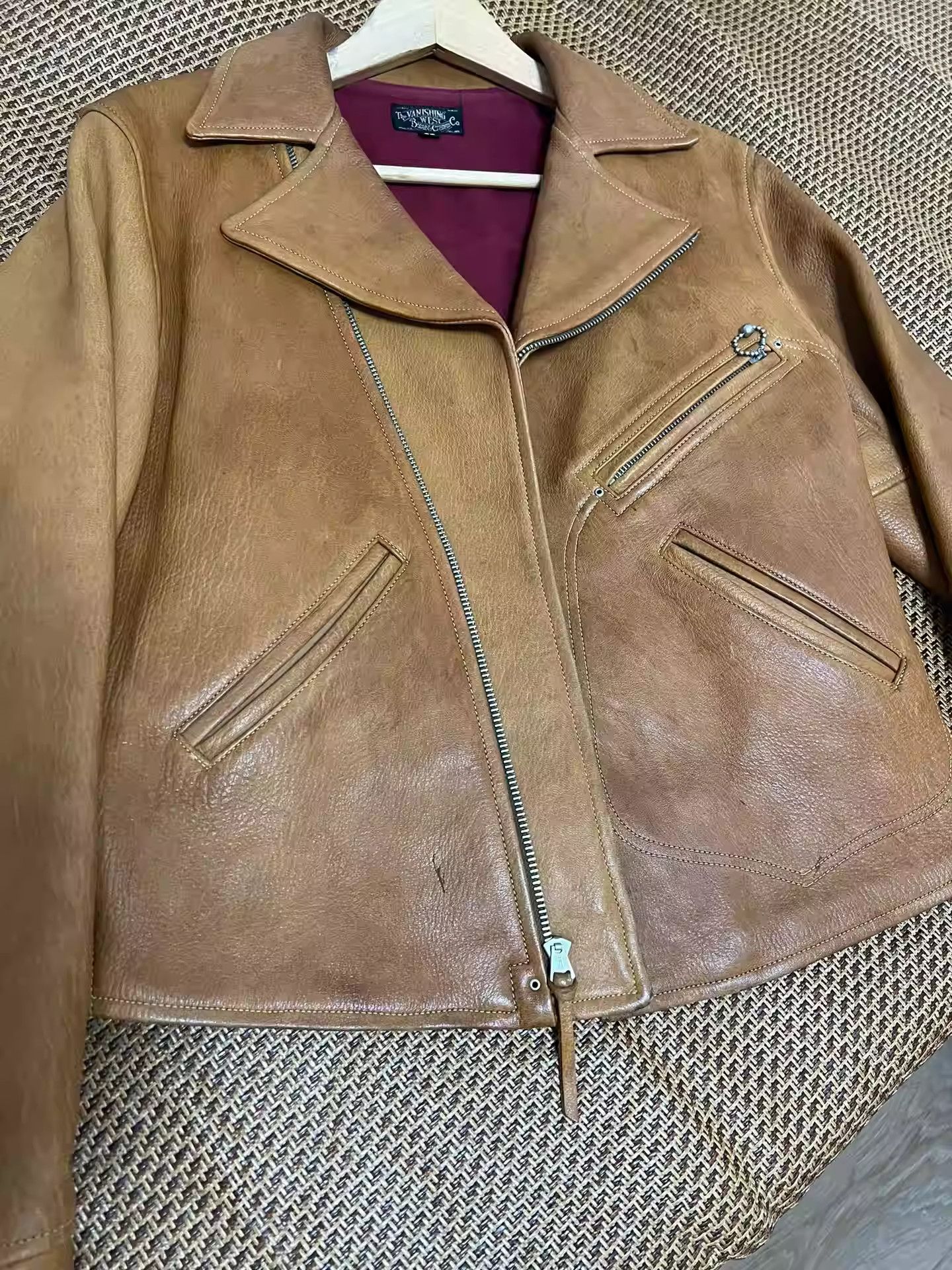 Freewheelers Freewheelers size 38 sun set deerskin biker jacket Size US M / EU 48-50 / 2 - 4 Thumbnail