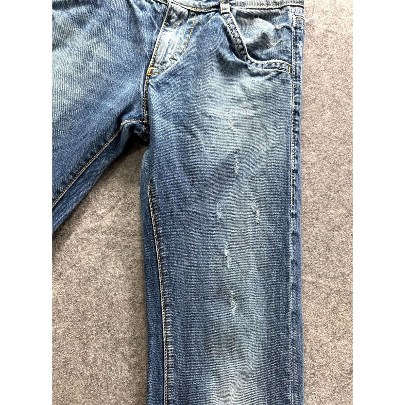 Miss Sixty Miss Sixty Jeans Womens 26 Blue Low Rise Bootcut Distressed Denim Pants Size 26" / US 2 / IT 38 - 3 Thumbnail