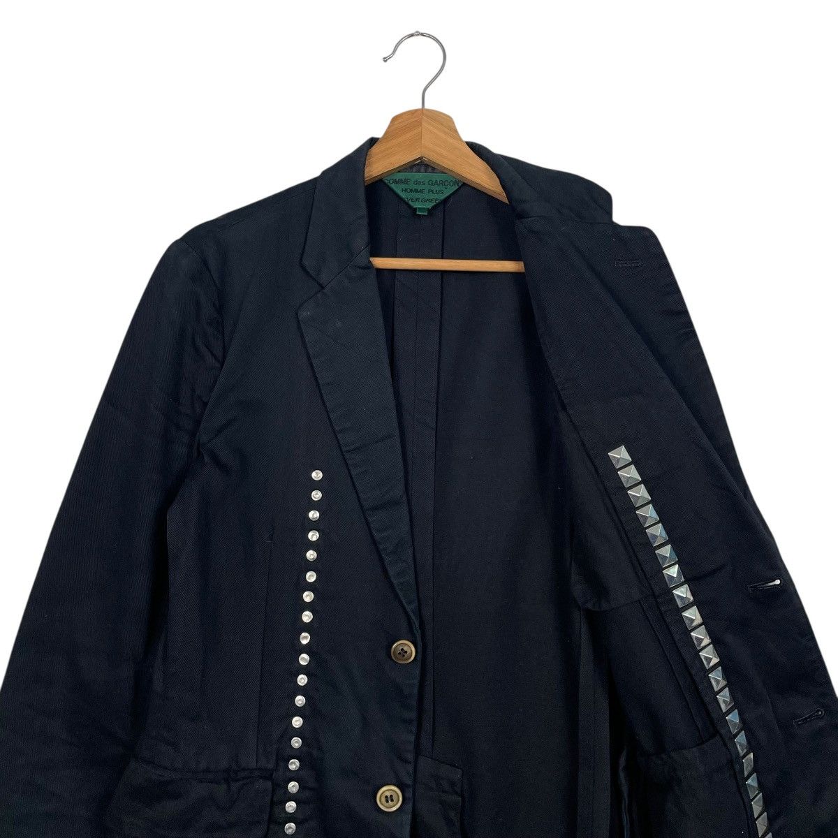 Comme des Garcons Homme Plus Comme Des Garcons Hoome Plus Evergreen Studded Jacket Size US S / EU 44-46 / 1 - 10 Thumbnail