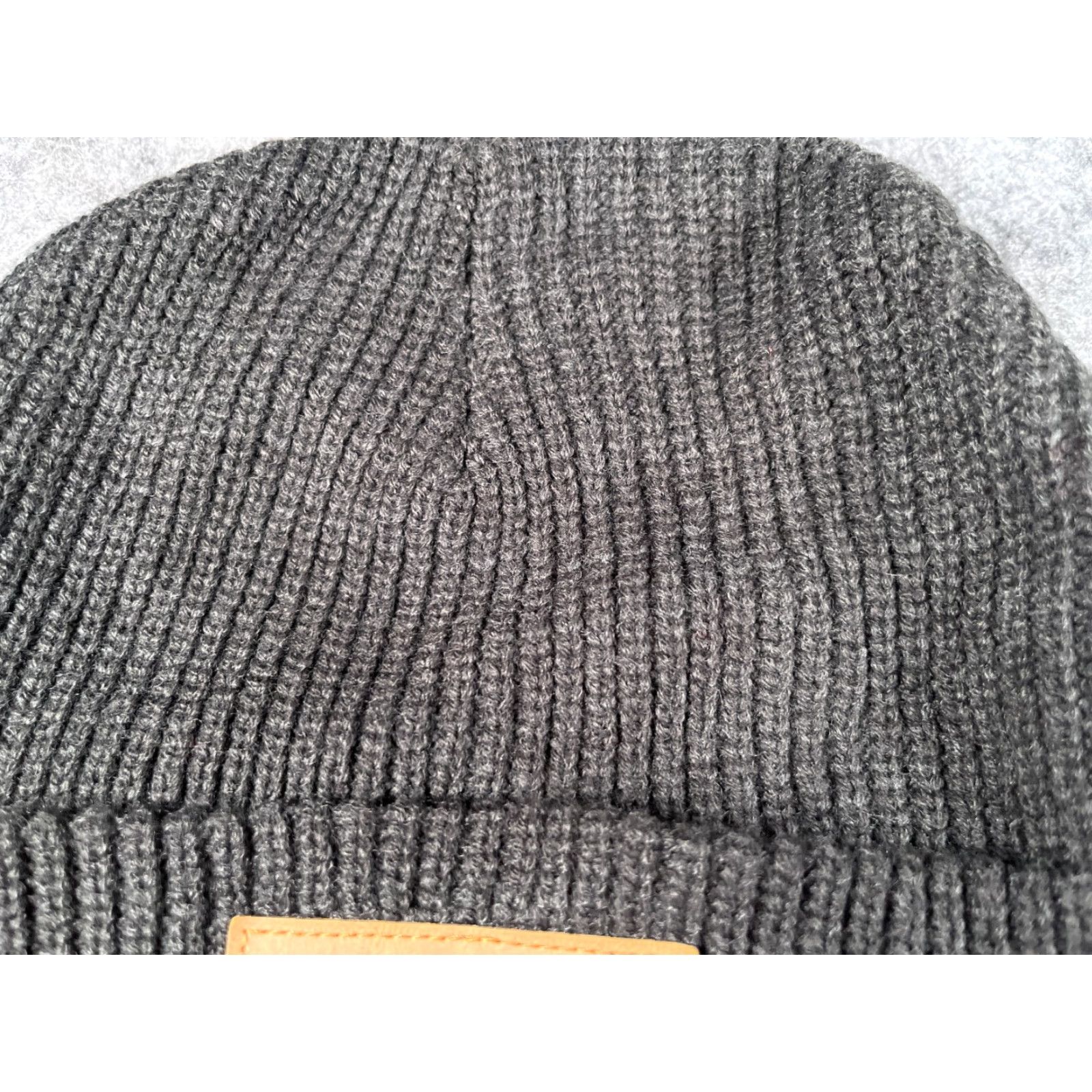 Timberland Timberland Beanie Toque Unisex Adults One Size Gray Knit 100% Acrylic Winter Hike Camp Accessories Size ONE SIZE - 3 Thumbnail
