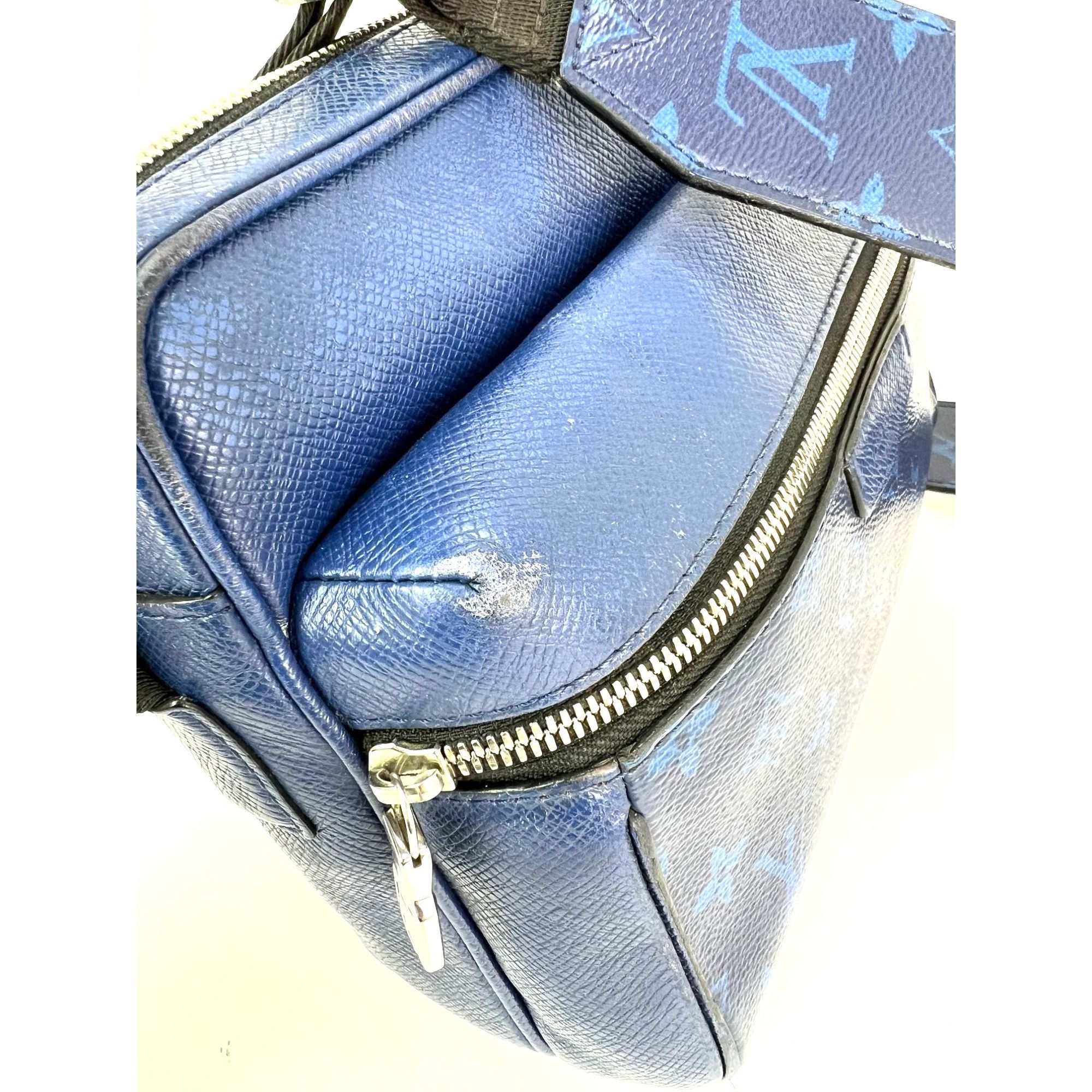Louis Vuitton LOUIS VUITTON Taigarama Outdoor Blue Messenger Bag Size ONE SIZE - 13 Thumbnail