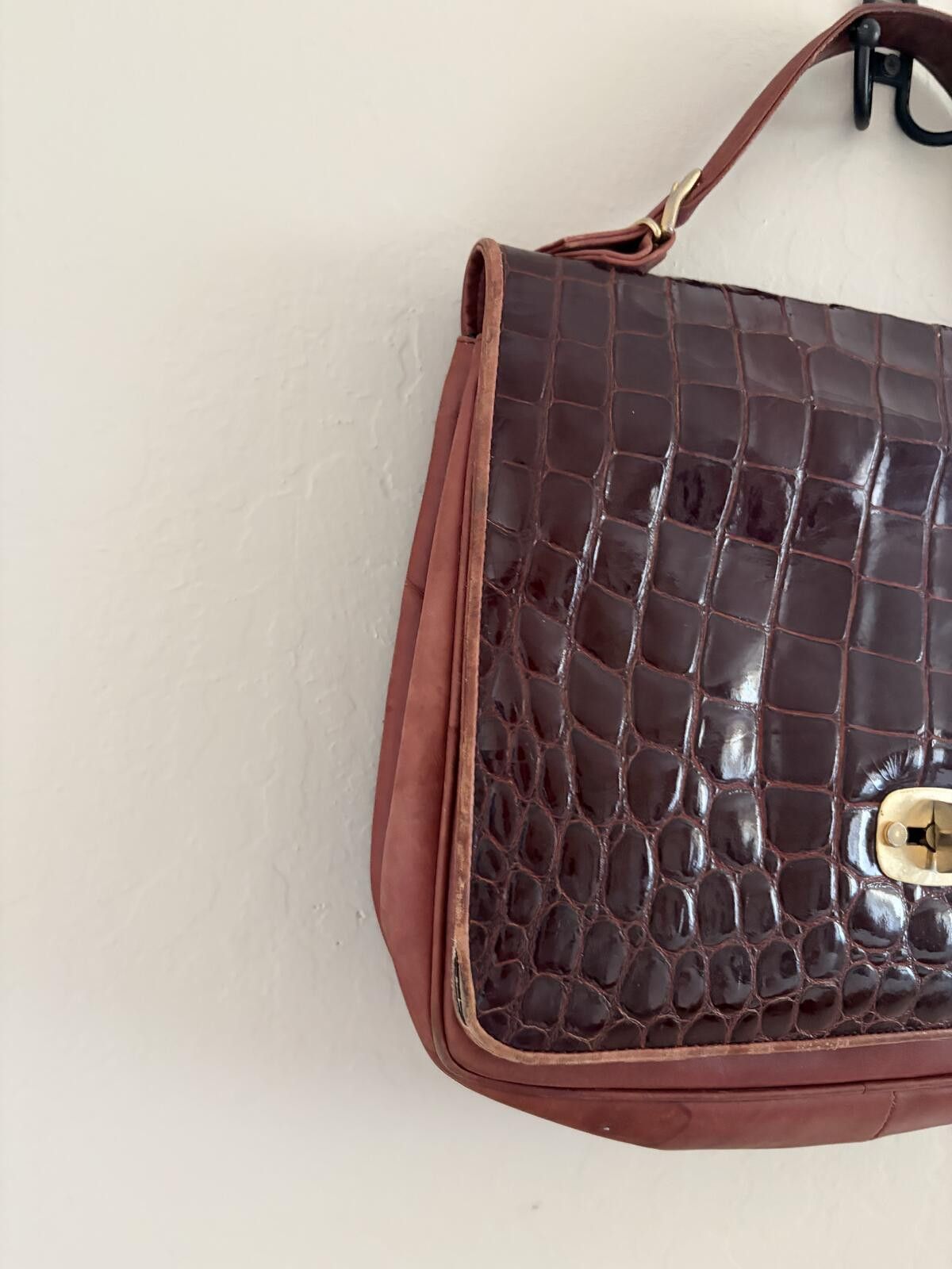 Saks Fifth Avenue Vintage Saks Fifth Satchel - Deep Burgundy Size ONE SIZE - 3 Thumbnail