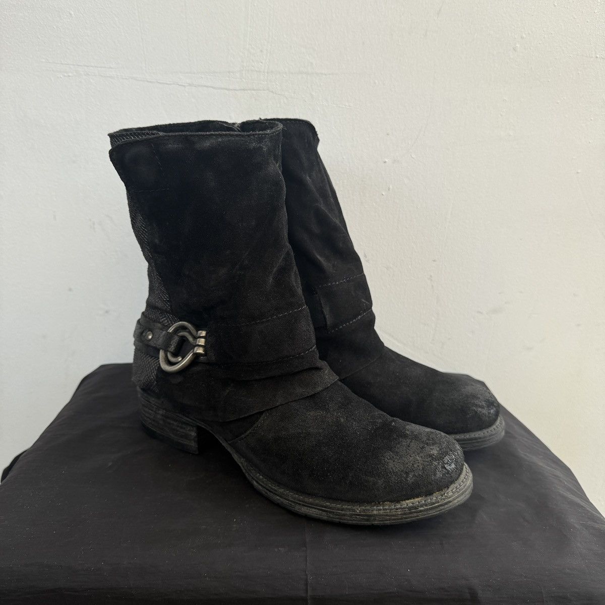 If Six Was Nine Vintage Avant Garde Boots Shoes Leather Style Rick Owens Size US 9 / IT 39 - 1 Thumbnail