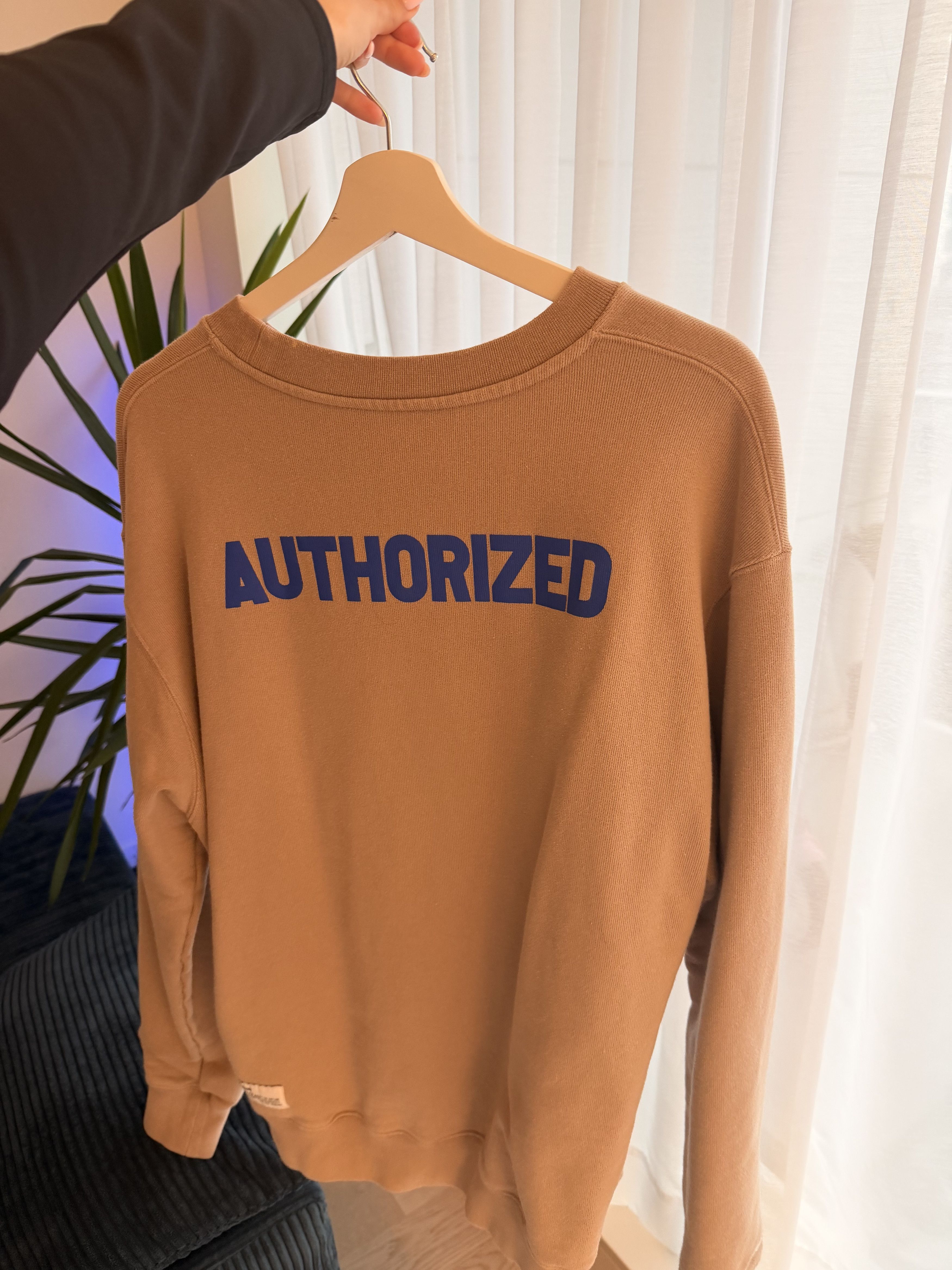 Heron Preston Heron Preston Taupe Heron A.F. Sweatshirt Size US S / EU 44-46 / 1 - 2 Thumbnail