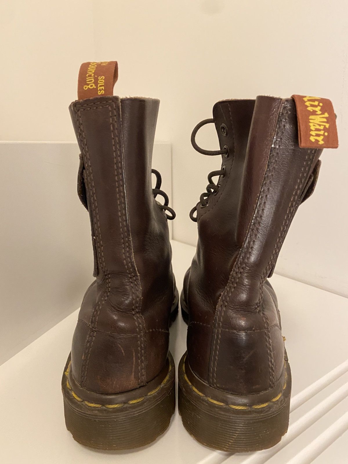 Dr. Martens × Vintage Dr. Martens 1490 10 eye boots Size US 6.5 / IT 36.5 - 3 Thumbnail