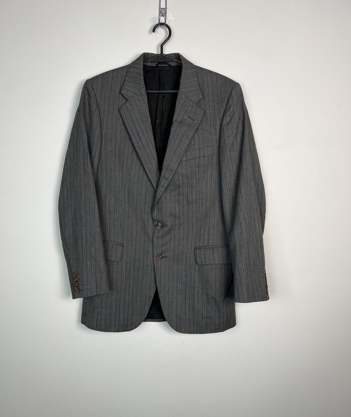 Vintage Blazer Christian Dior Monsieur Pure New Wool Size US M / EU 48-50 / 2 - 1 Thumbnail