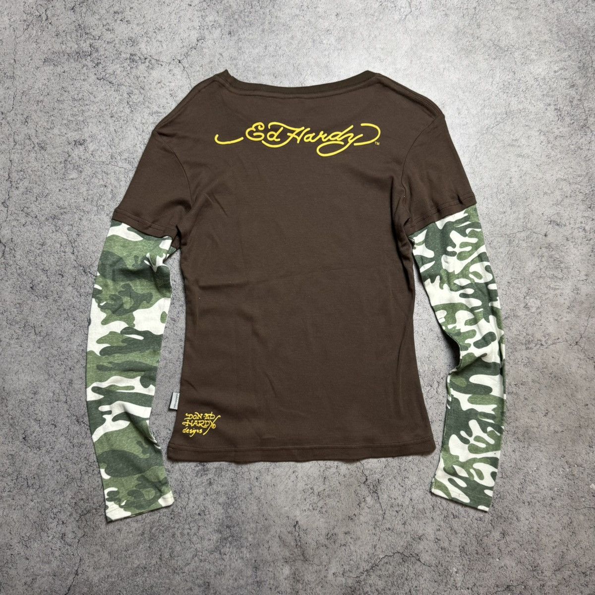 Ed Hardy NEW Ed Hardy Vintage Longsleeve T Shirt Size XL / US 12-14 / IT 48-50 - 2 Thumbnail