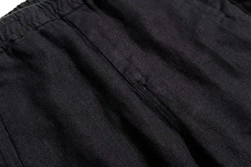 Jean 20SS Indigo Union Japan Black Patchwork Pants Size US 34 / EU 50 - 4 Thumbnail