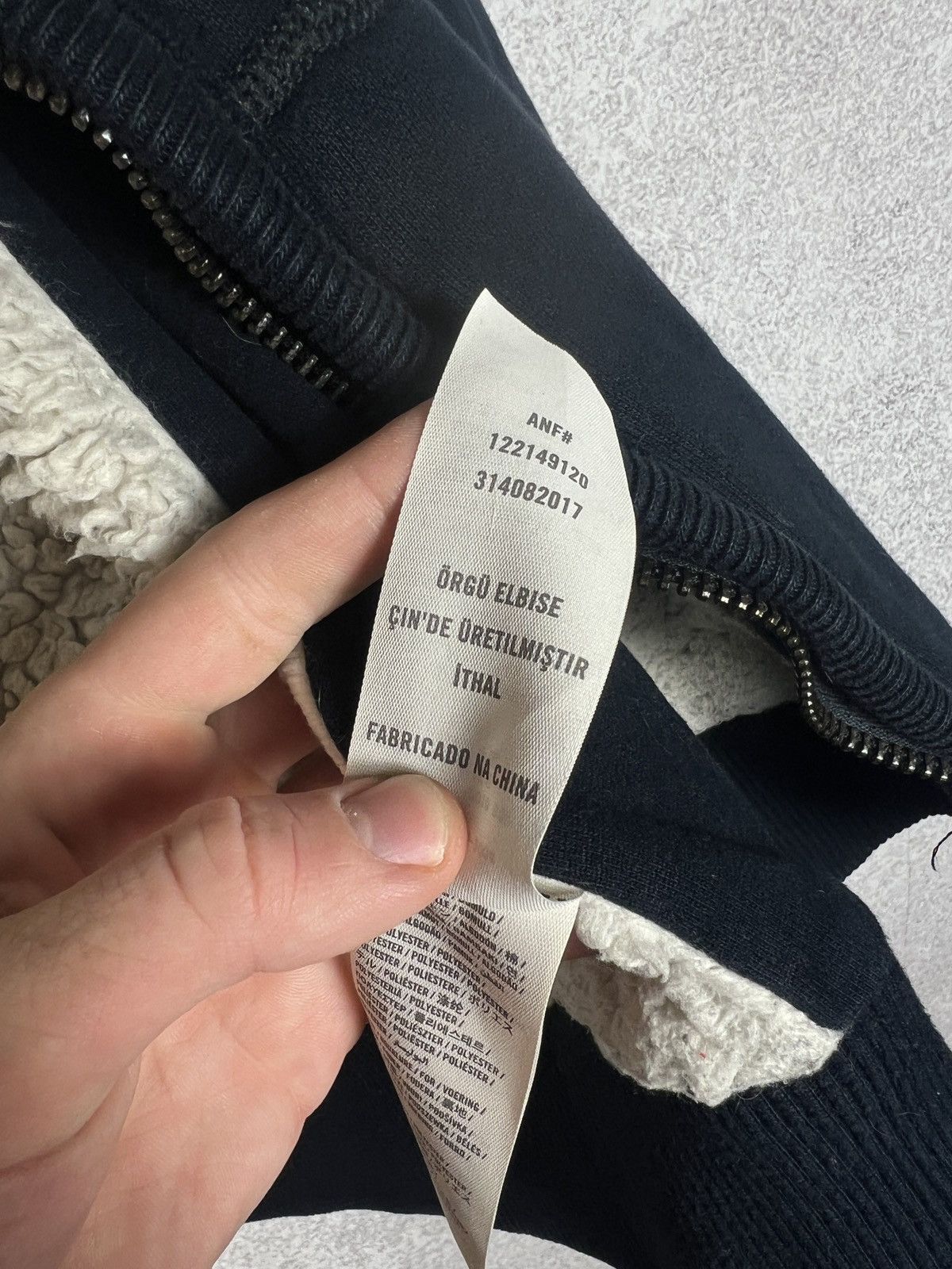 Abercrombie & Fitch Vintage Abercrombie Big Logo Fur Zip Hoodie IfSixWasNine Size US S / EU 44-46 / 1 - 8 Thumbnail