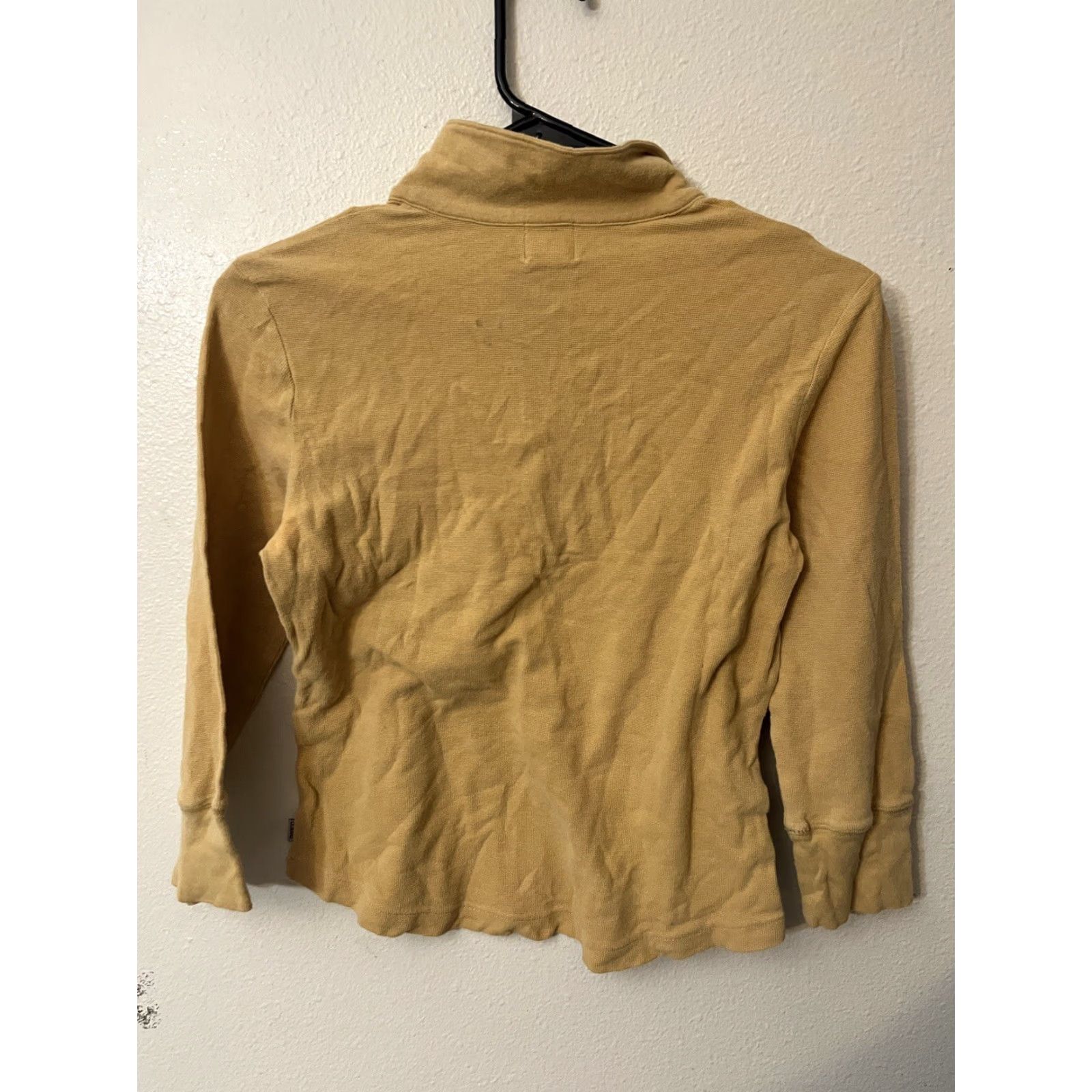 Calvin Klein Calvin Klein Yellow Long Sleeve Lace Up Cotton Shirt Women's M Size M / US 6-8 / IT 42-44 - 3 Thumbnail