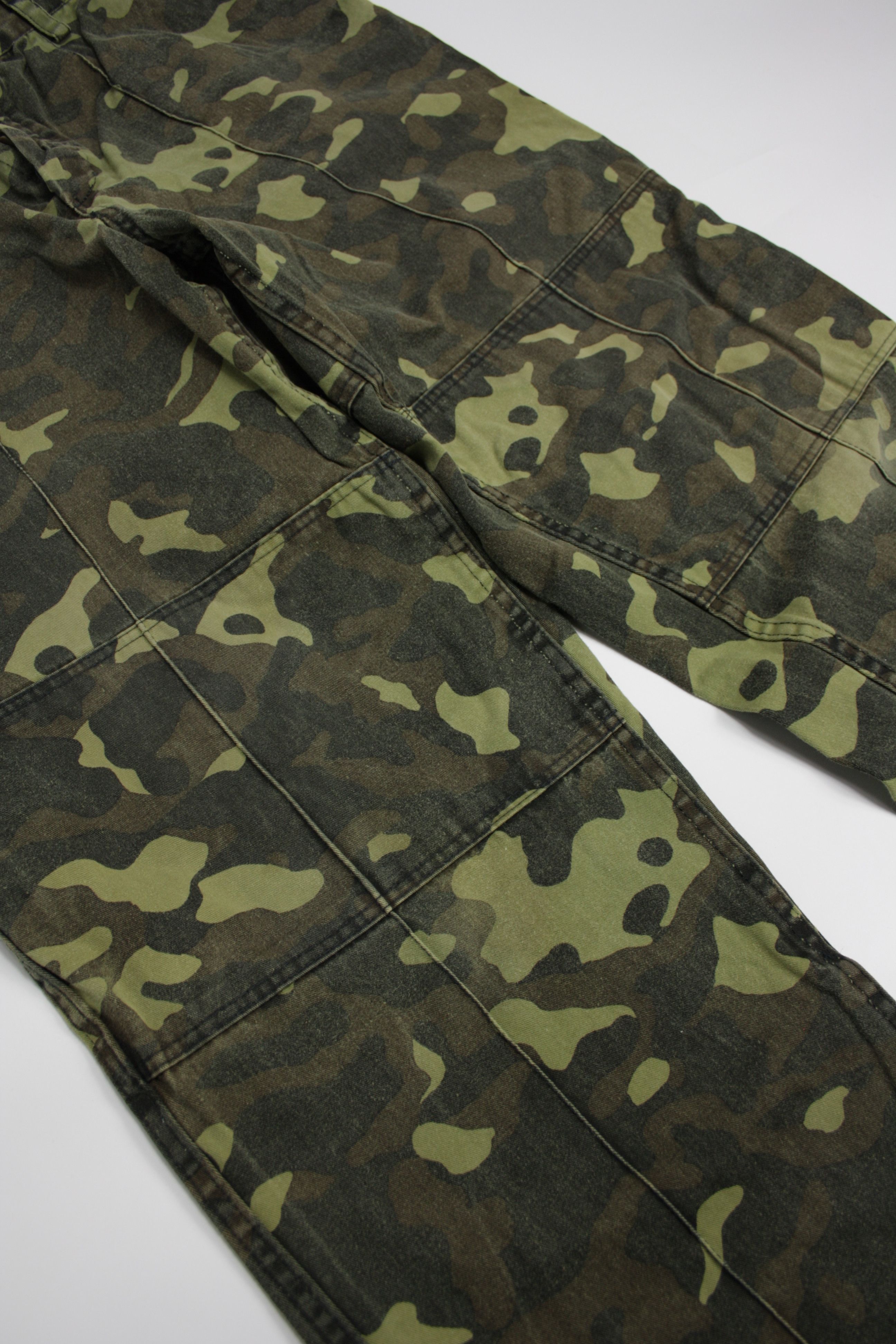 Vintage Military 80-90s Vintage Washed Camo Field Army Pants Size US 32 / EU 48 - 2 Thumbnail