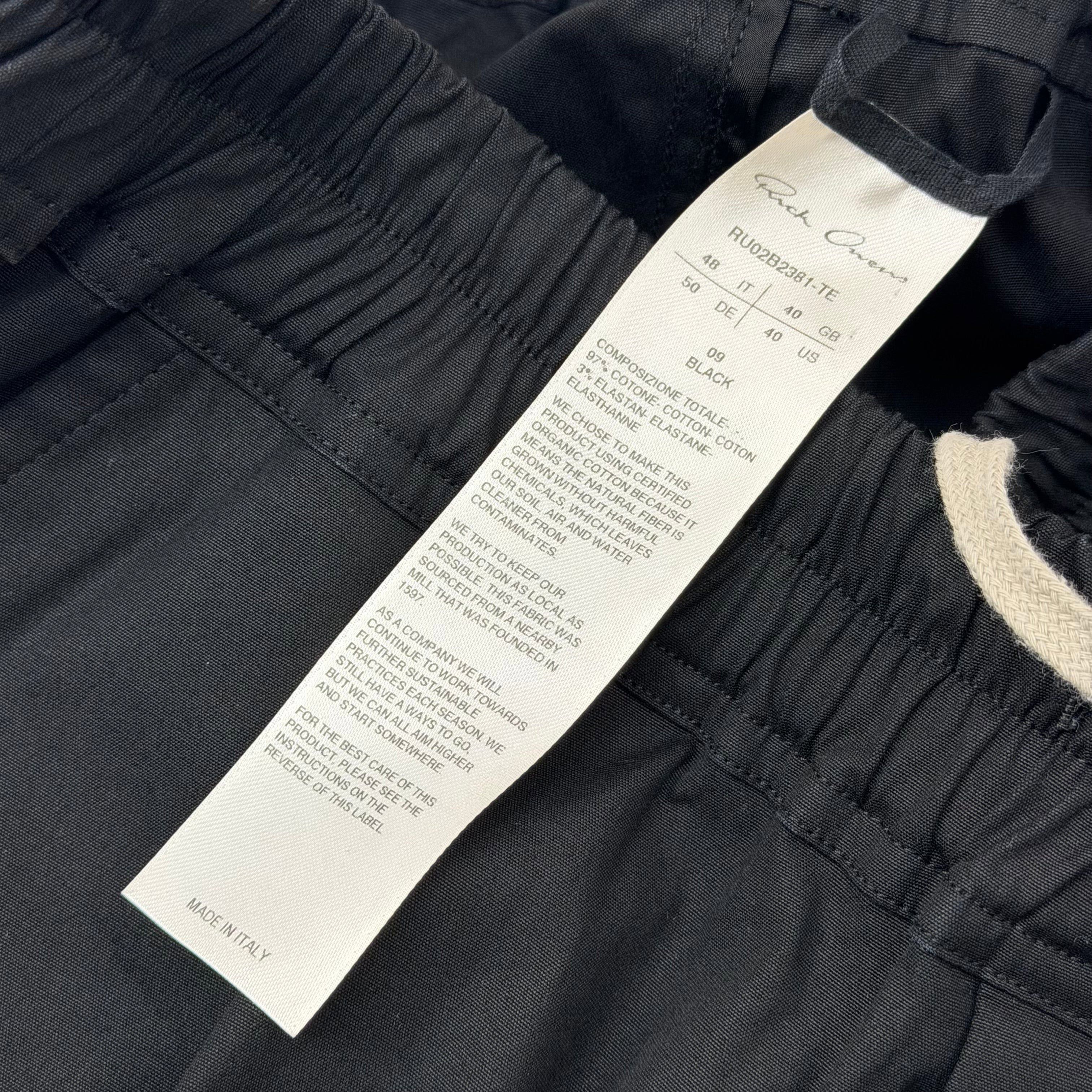 Rick Owens Rick Owens Cropped Drawstring Trousers 40 (M) Size US 40 / EU 56 - 7 Thumbnail