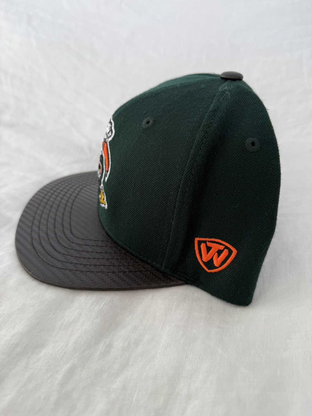 Other Carbon Fiber UMiami Canes Sebastian Hat Size ONE SIZE - 2 Thumbnail