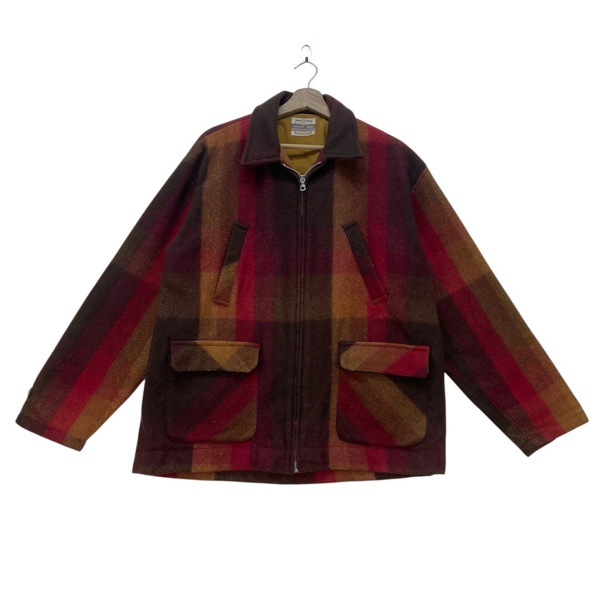 Japanese Brand Vintage Great Tour Navajo Multi Colour Wool Jacket Size US M / EU 48-50 / 2 - 1 Thumbnail