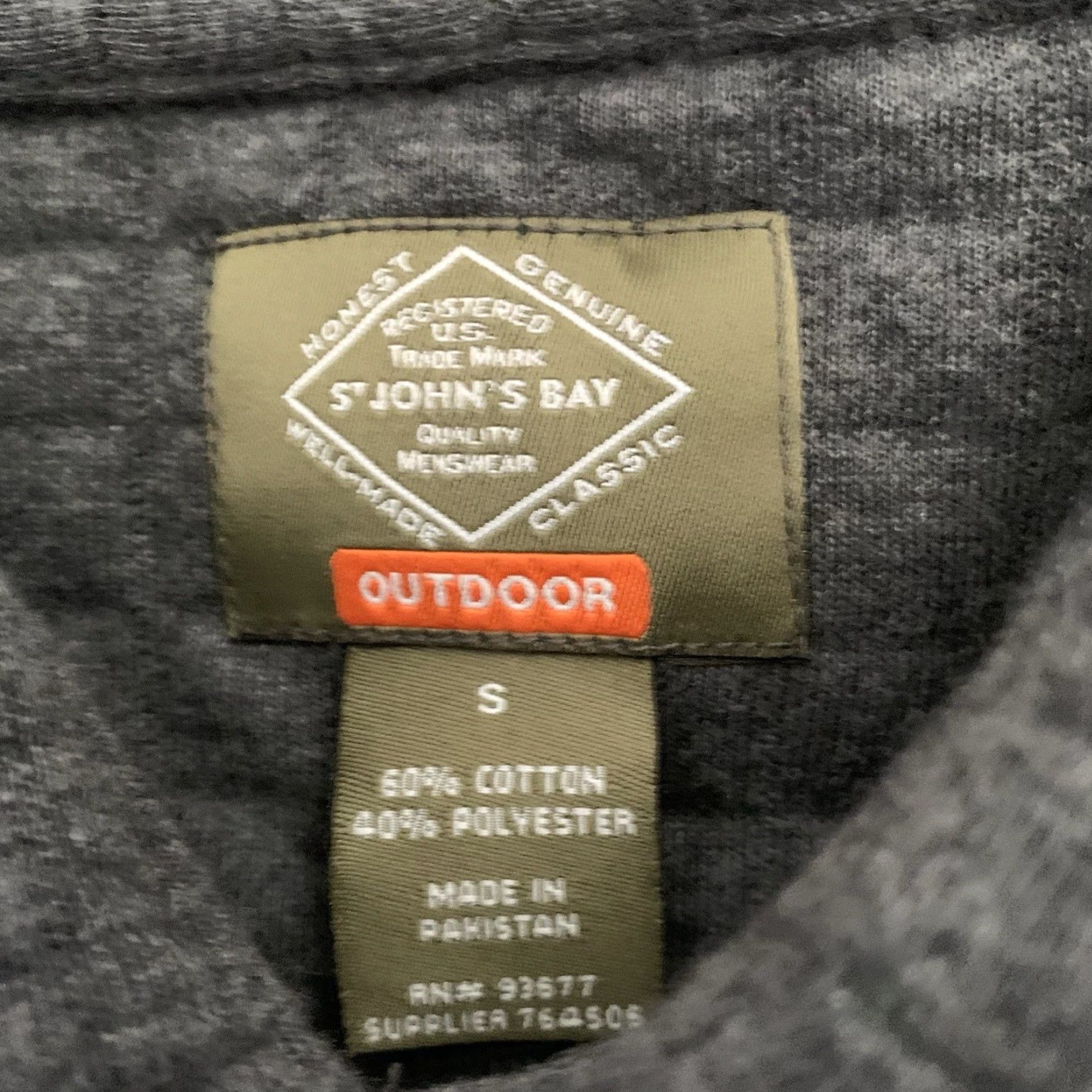 Vintage St. Johns Bay Outdoor Quilted Button-Up Shirt Mens Sz Small Gray Shacket Pockets Shirt Size US S / EU 44-46 / 1 - 2 Thumbnail