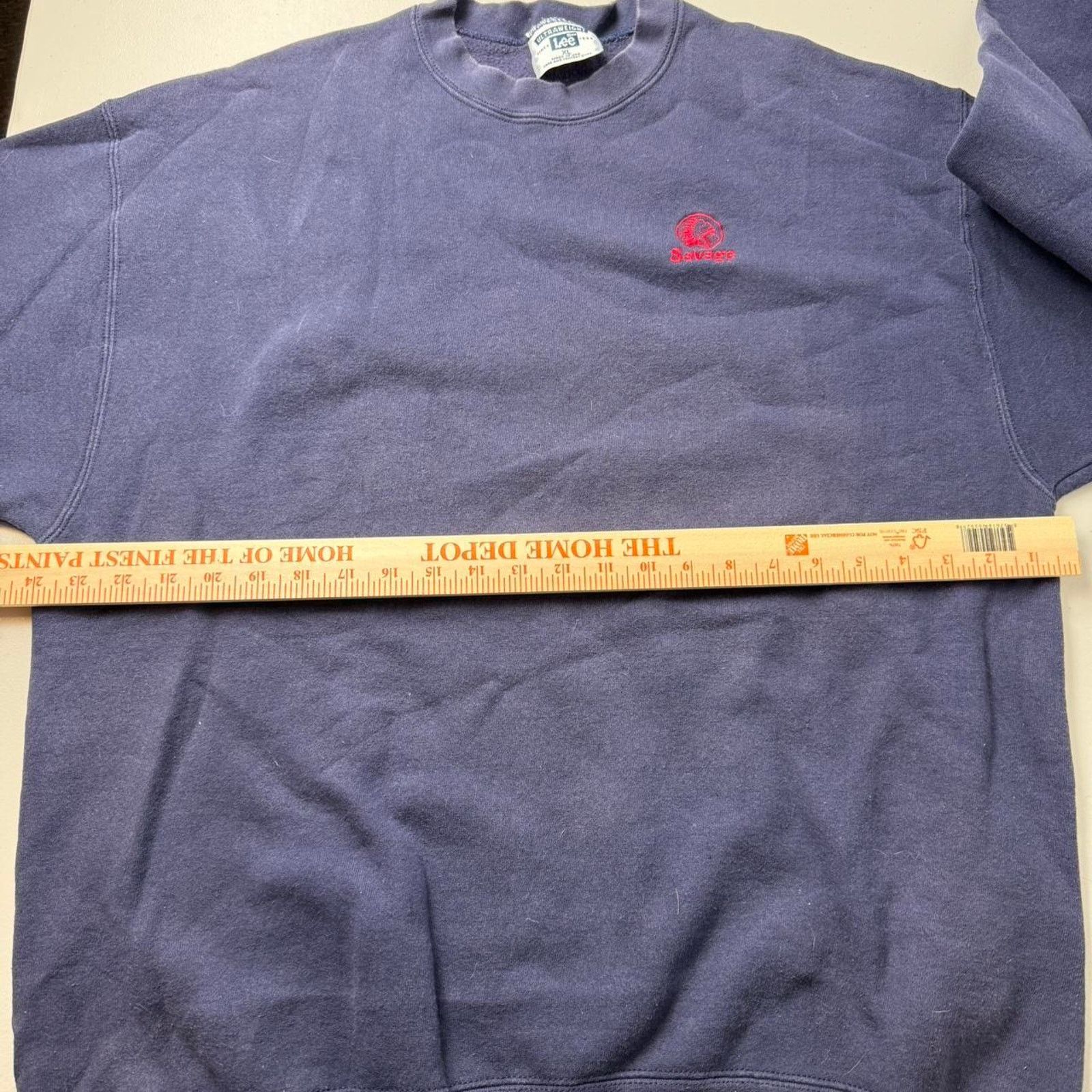 Lee Grey vintage lee crewneck sweatshirt Size US XL / EU 56 / 4 - 6 Thumbnail