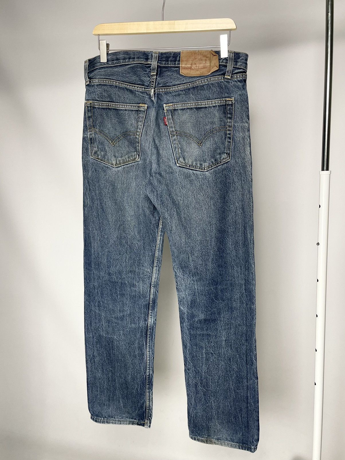 Levi's Vintage Clothing Levi’s 501 ( Size 33 ) Vintage Mud Washed Denim Jeans Pants Size US 33 - 1 Thumbnail