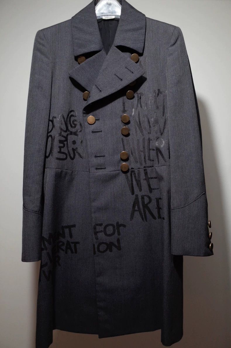 Comme des Garcons Comme des Garçons AD2014 Wool Coat Size US XS / EU 42 / 0 - 1 Thumbnail