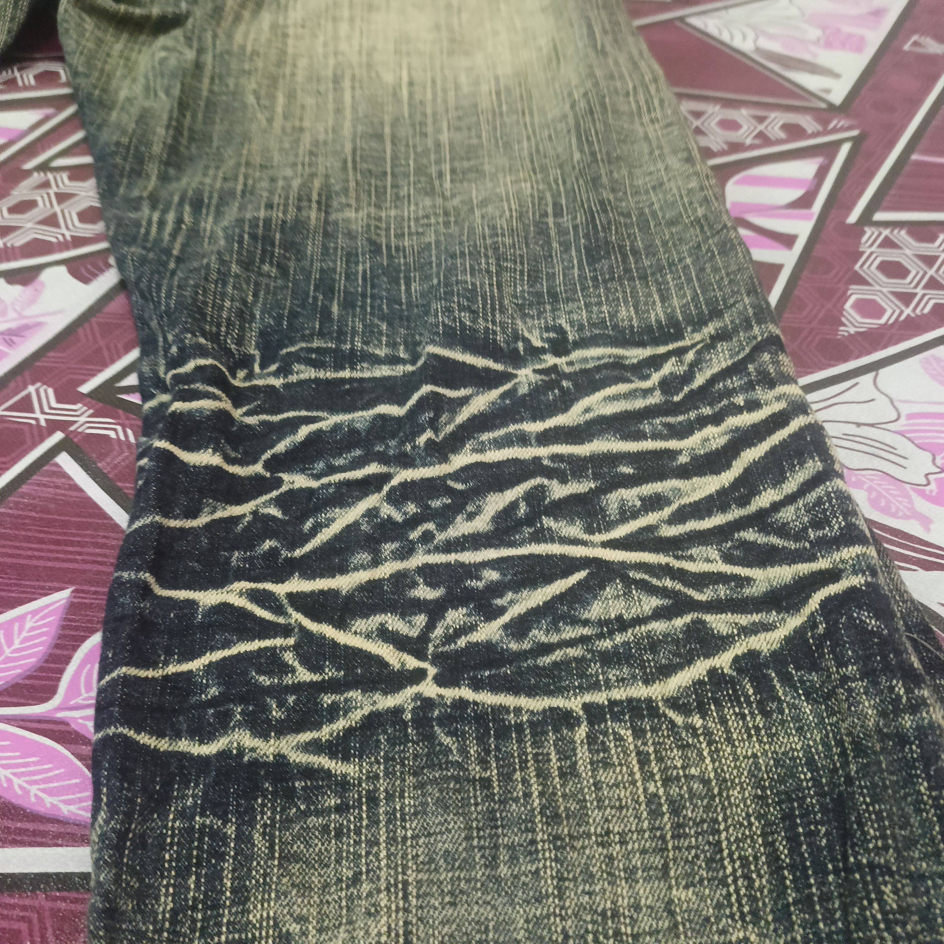 If Six Was Nine 💥Insane💥 Sick Sorridere Japan Flared Distressed Jeans Size US 30 / EU 46 - 22 Thumbnail