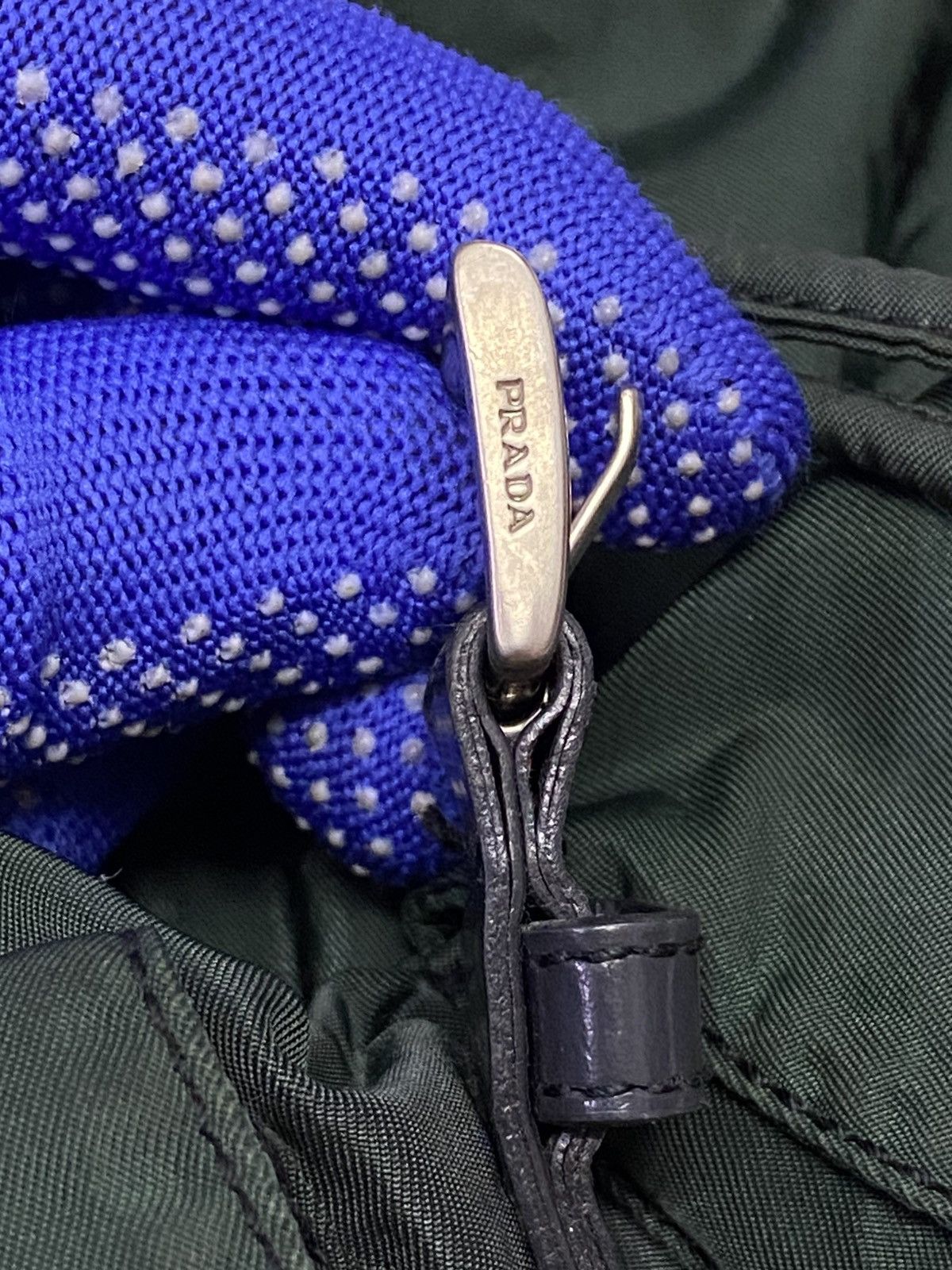 Prada Vintage Prada Tessuto Green Nylon Mini Backpack Size ONE SIZE - 13 Thumbnail