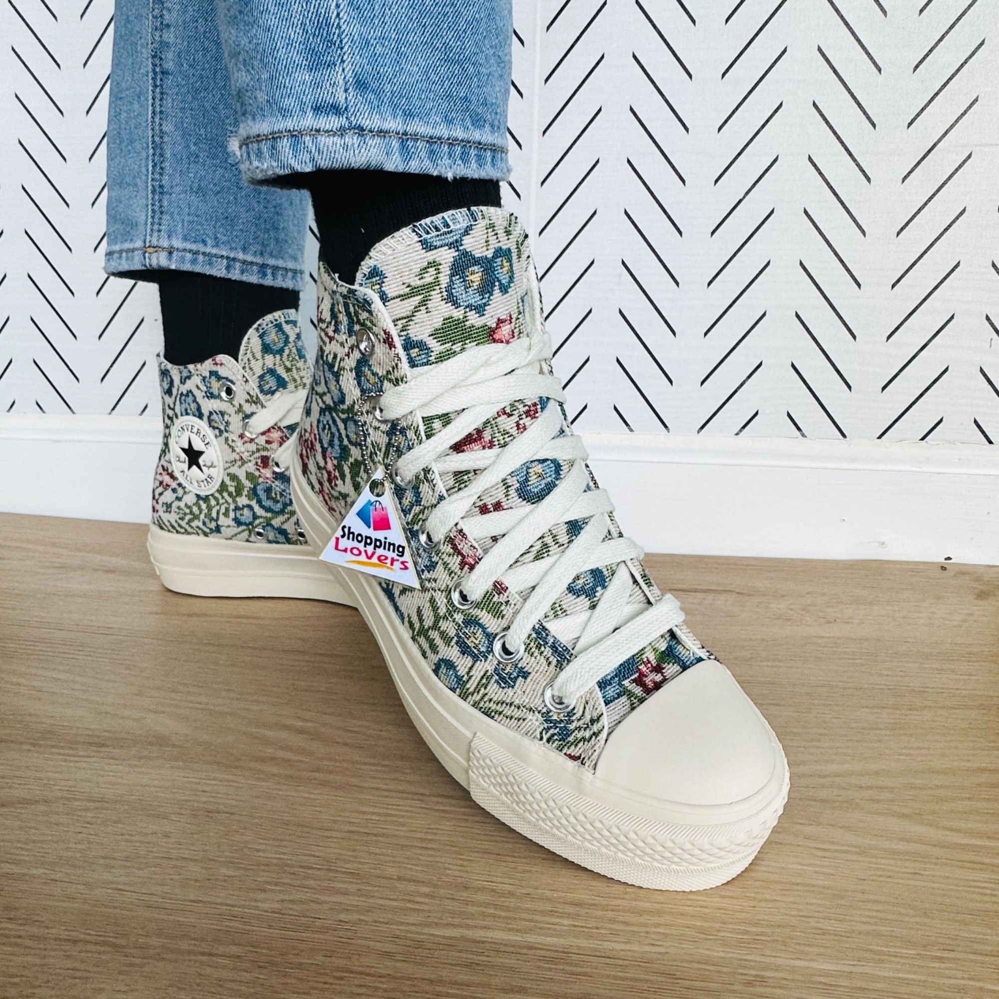 Converse ⭐Converse Chuck Taylor Lift Hi 9.5 Women Shoes Sneakers Flor Size US 9.5 / IT 39.5 - 9 Thumbnail
