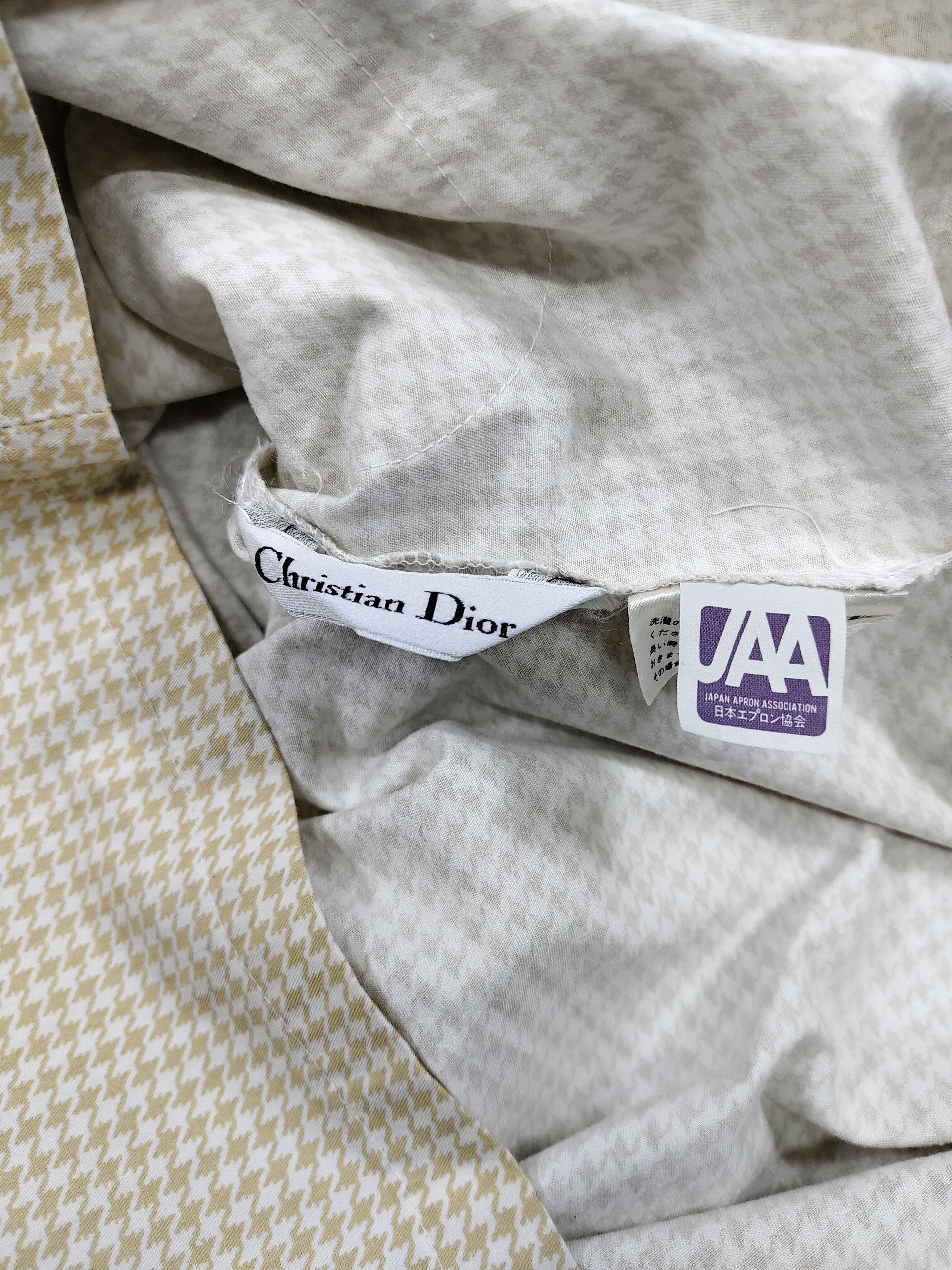 Christian Dior Monsieur 90s Christian Dior- CD Logo Houndstooth Wrap Dress Size M / US 6-8 / IT 42-44 - 7 Thumbnail