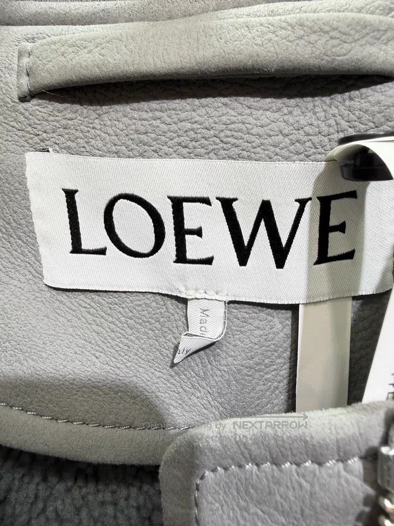 Loewe Loewe Grey fur integrated zipper jacket Size S / US 4 / IT 40 - 7 Thumbnail