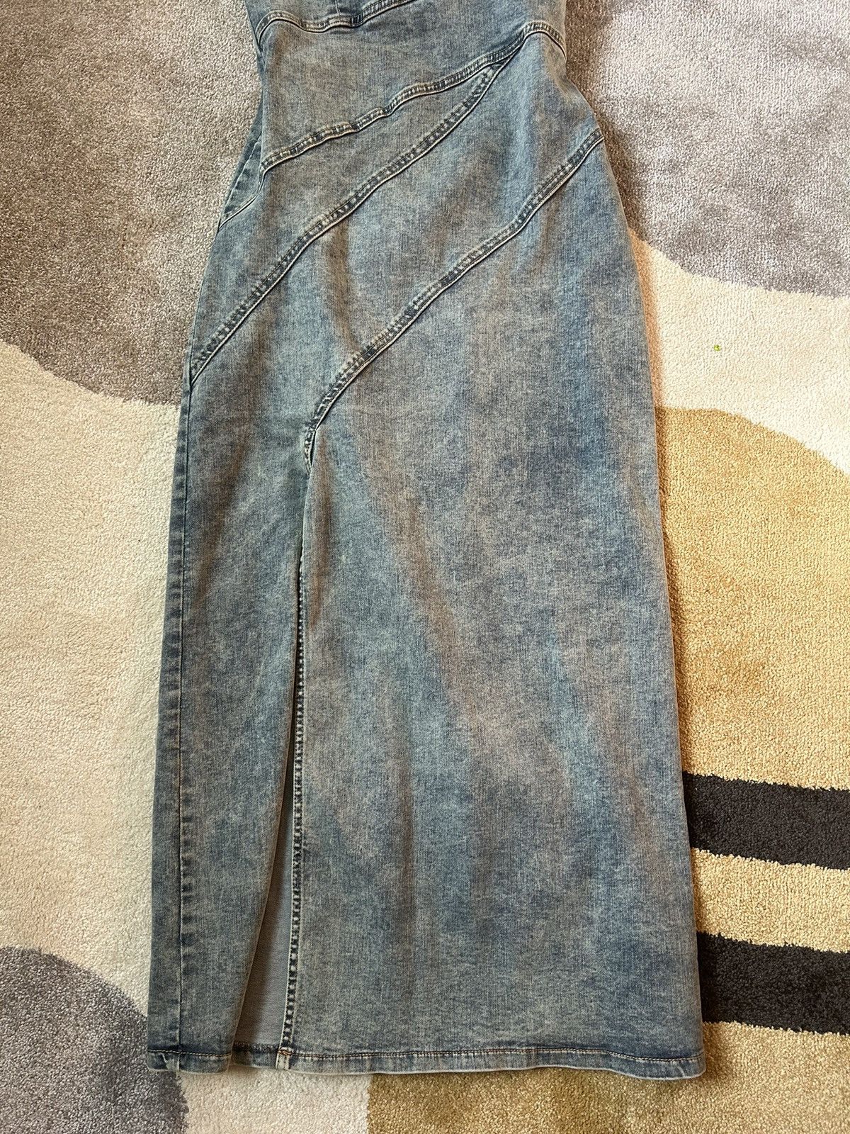 Japanese Brand Vintage Denim sleeveless Dress Size M / US 6-8 / IT 42-44 - 4 Thumbnail