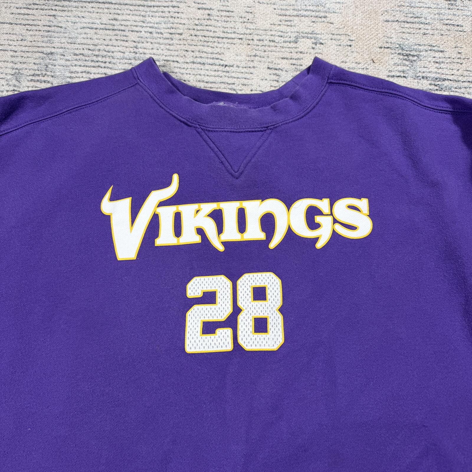 Other Minnesota Vikings Vintage Pullover Crewneck Sweatshirt 90s Size ONE SIZE - 3 Thumbnail