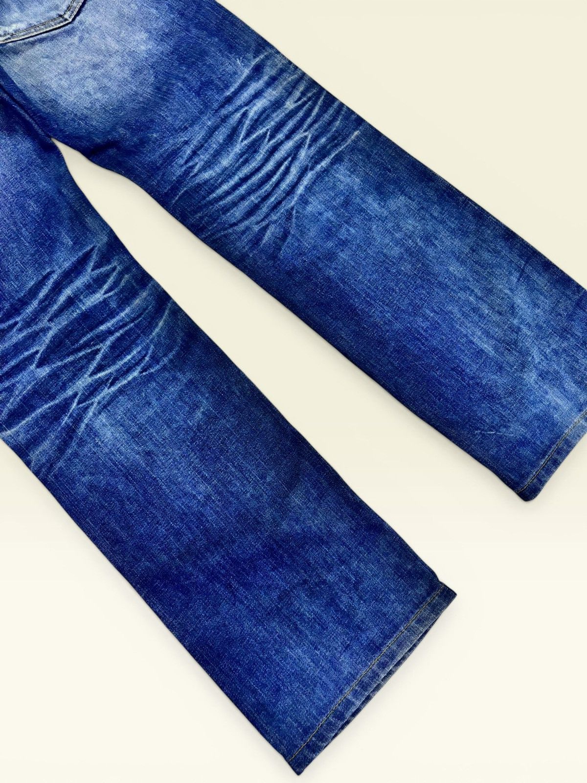 GOSTAR DE FUGA Grunge DPSR Whisker Clawmark Fade Distress Jeans Size US 30 / EU 46 - 7 Thumbnail