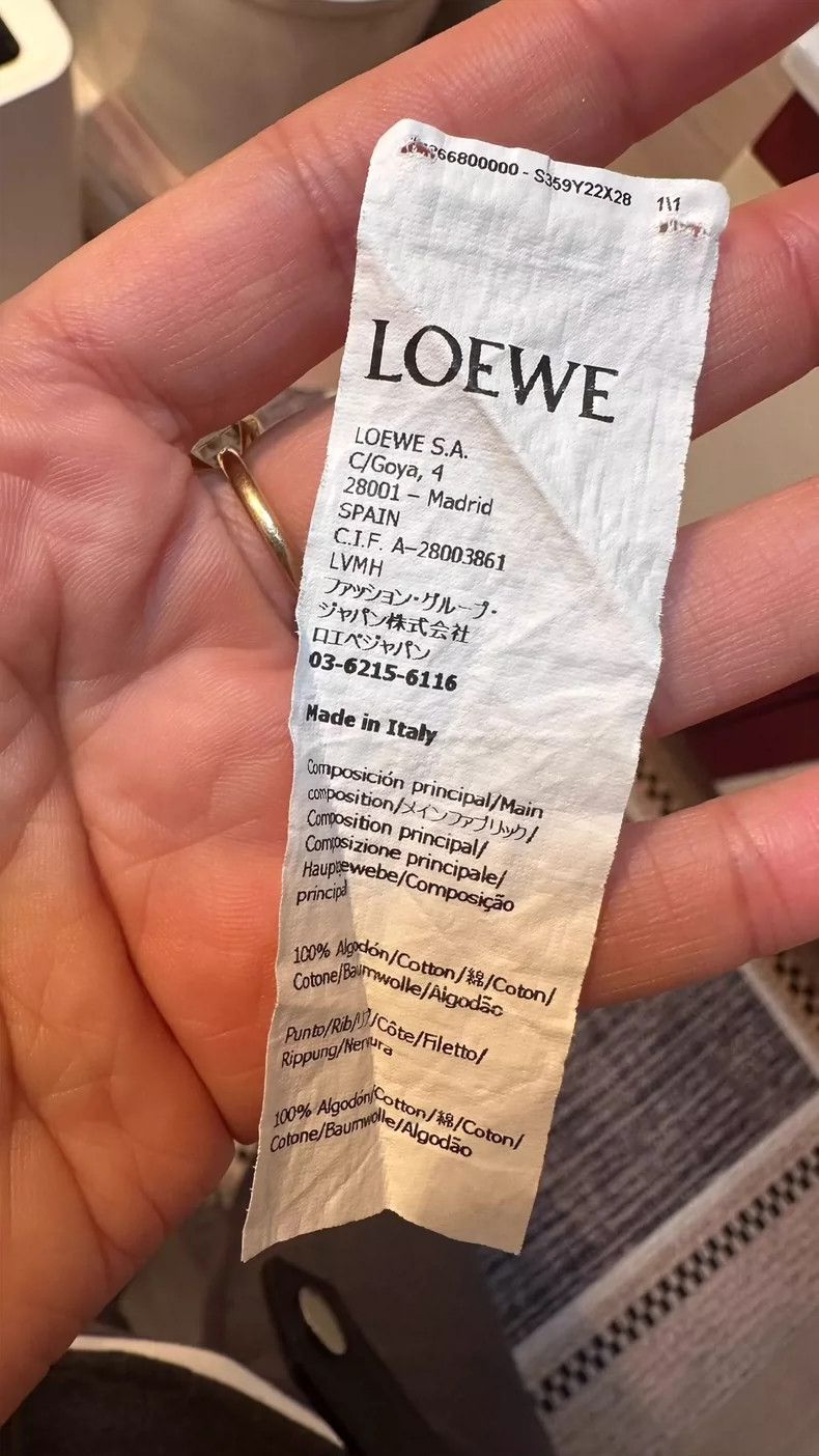 Loewe loewe White short sleeve 2505-Nextarrow Size US S / EU 44-46 / 1 - 5 Thumbnail